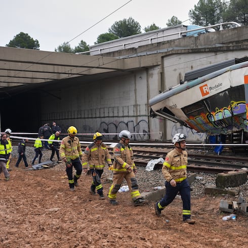 FOTOS: Otro tren se estrella en España