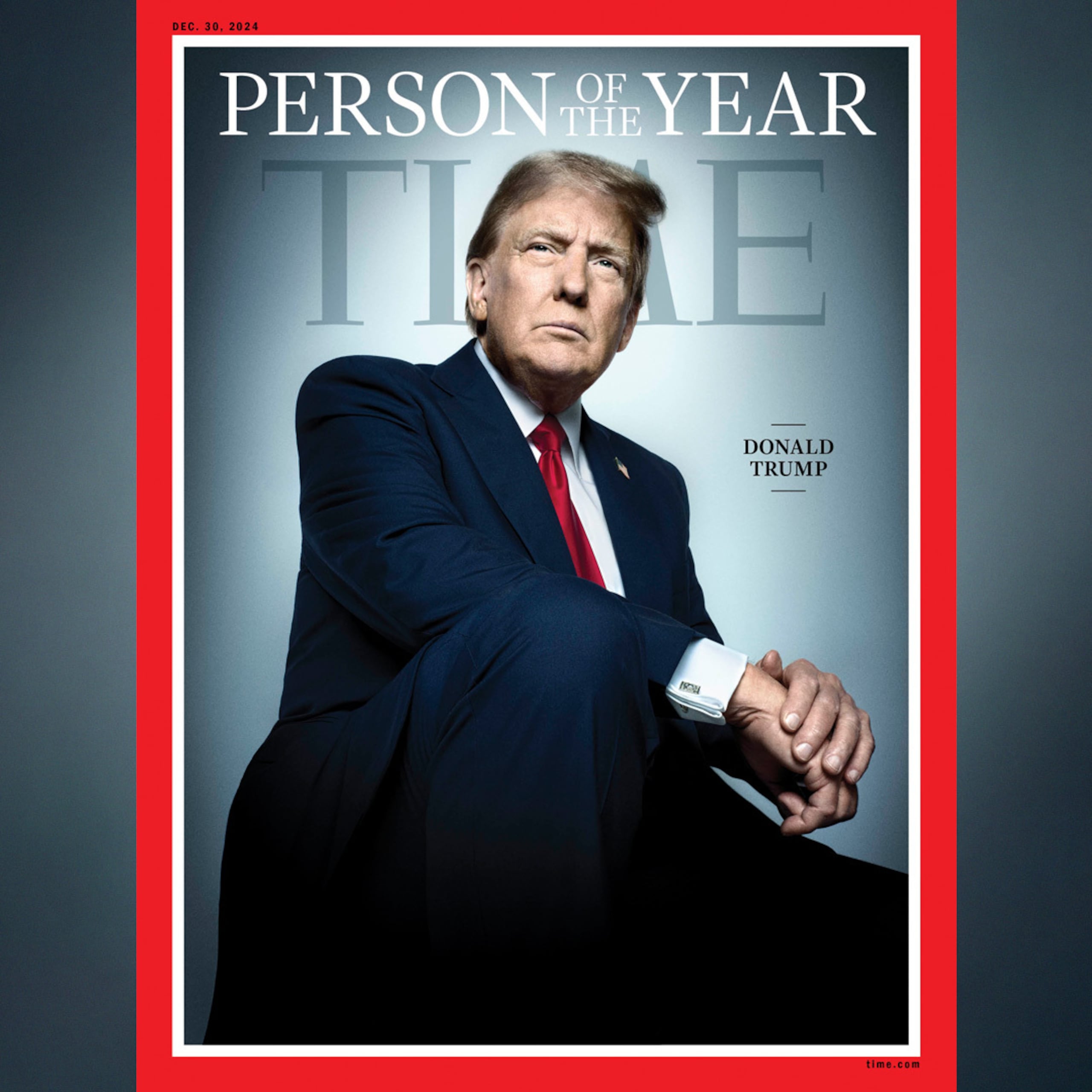 Fotografía cedida por TIME donde aparece el presidente electo de Estados Unidos, Donald Trump. EFE/ Time