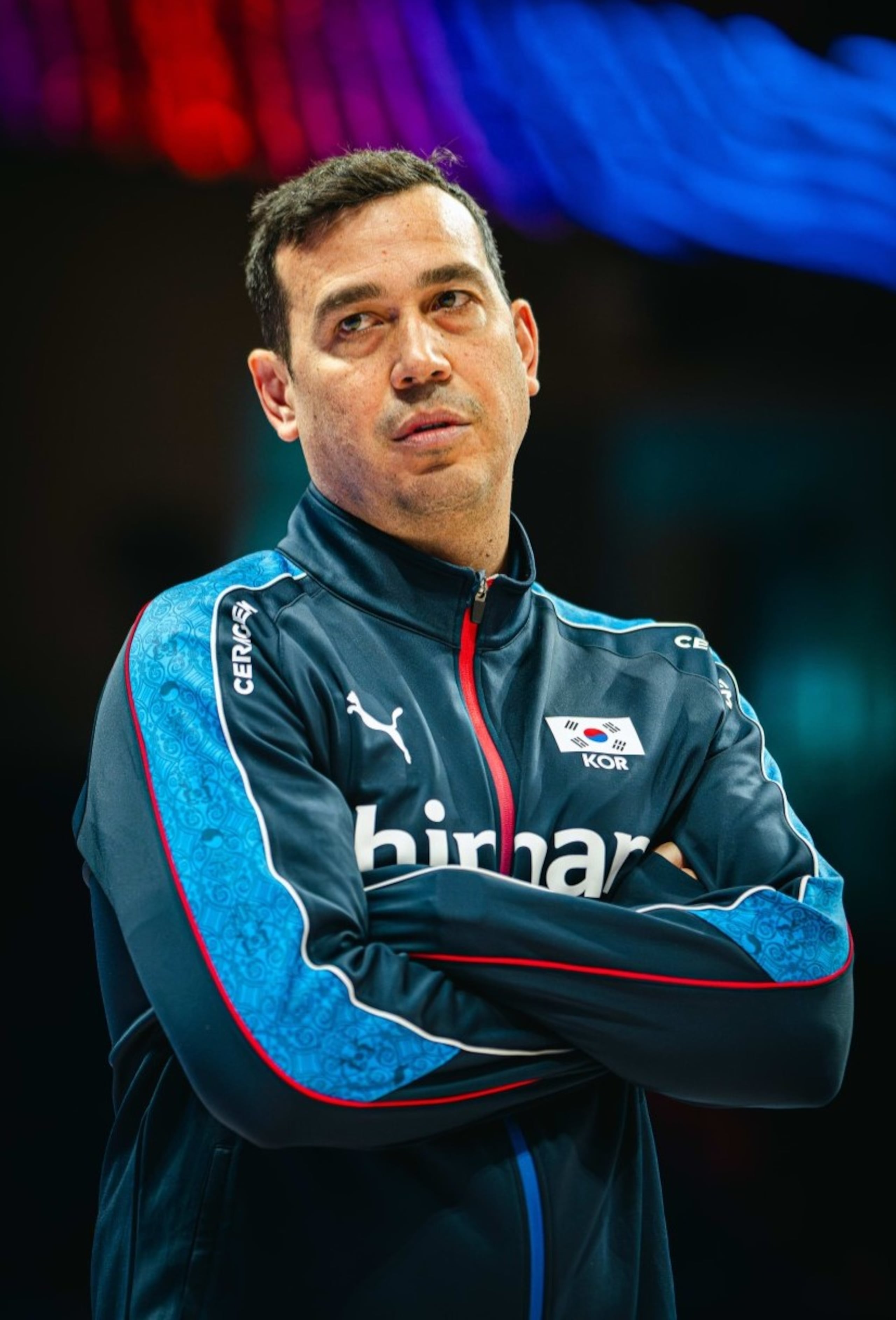 Fernando Morales y la selección de Corea del Sur se encuentran activos en la Liga de las Naciones de Voleibol Femenino