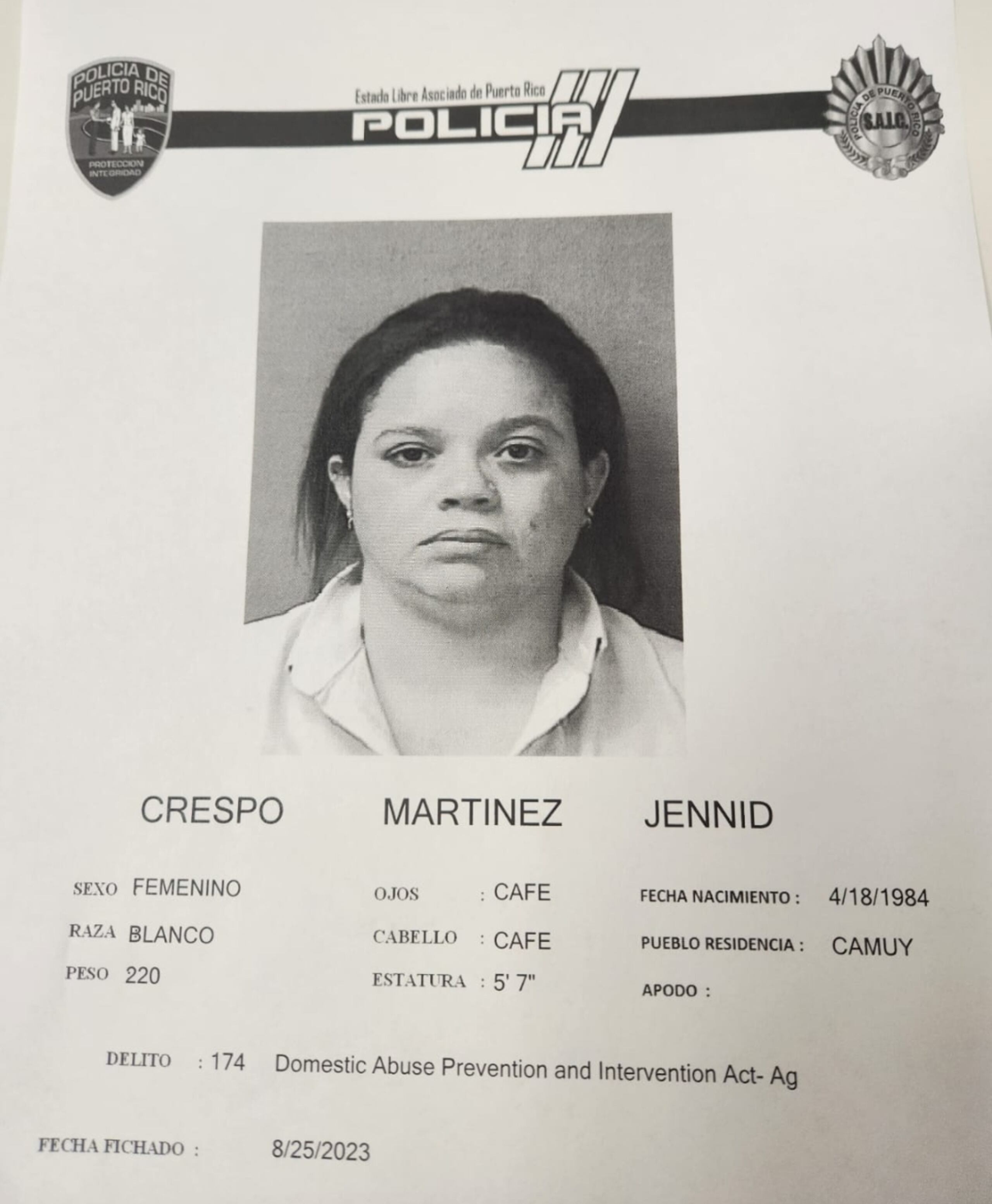 Jennid Crespo Martínez