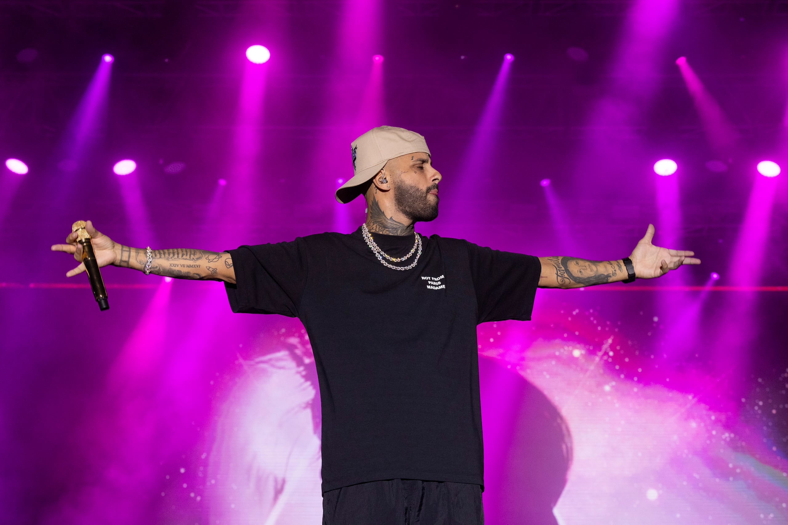 El rapero y productor estadounidense Nicky Jam. Imagen de archivo. EFE/Domenech Castelló