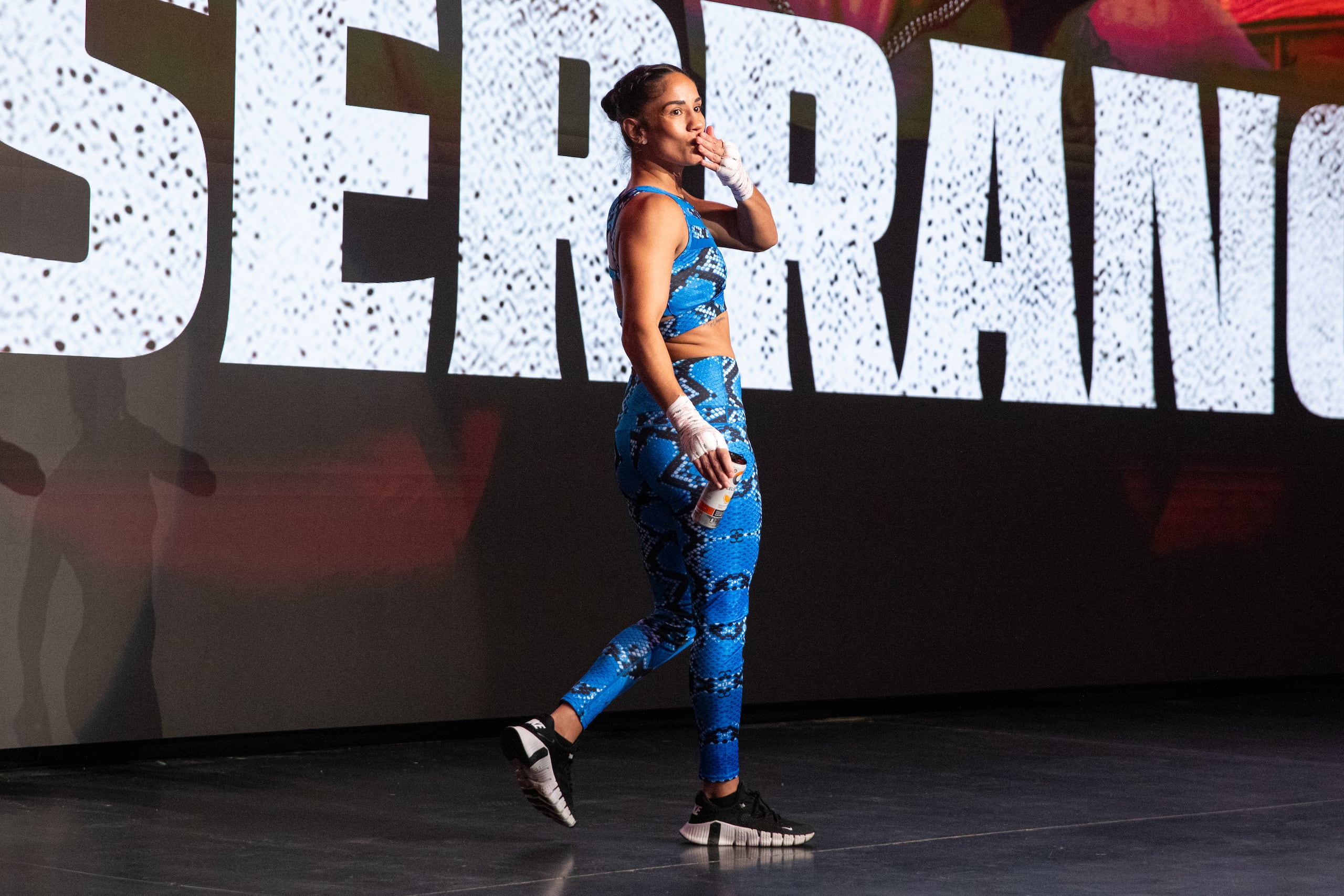 Amanda Serrano se ha mostrado súper confiada en su preparación.