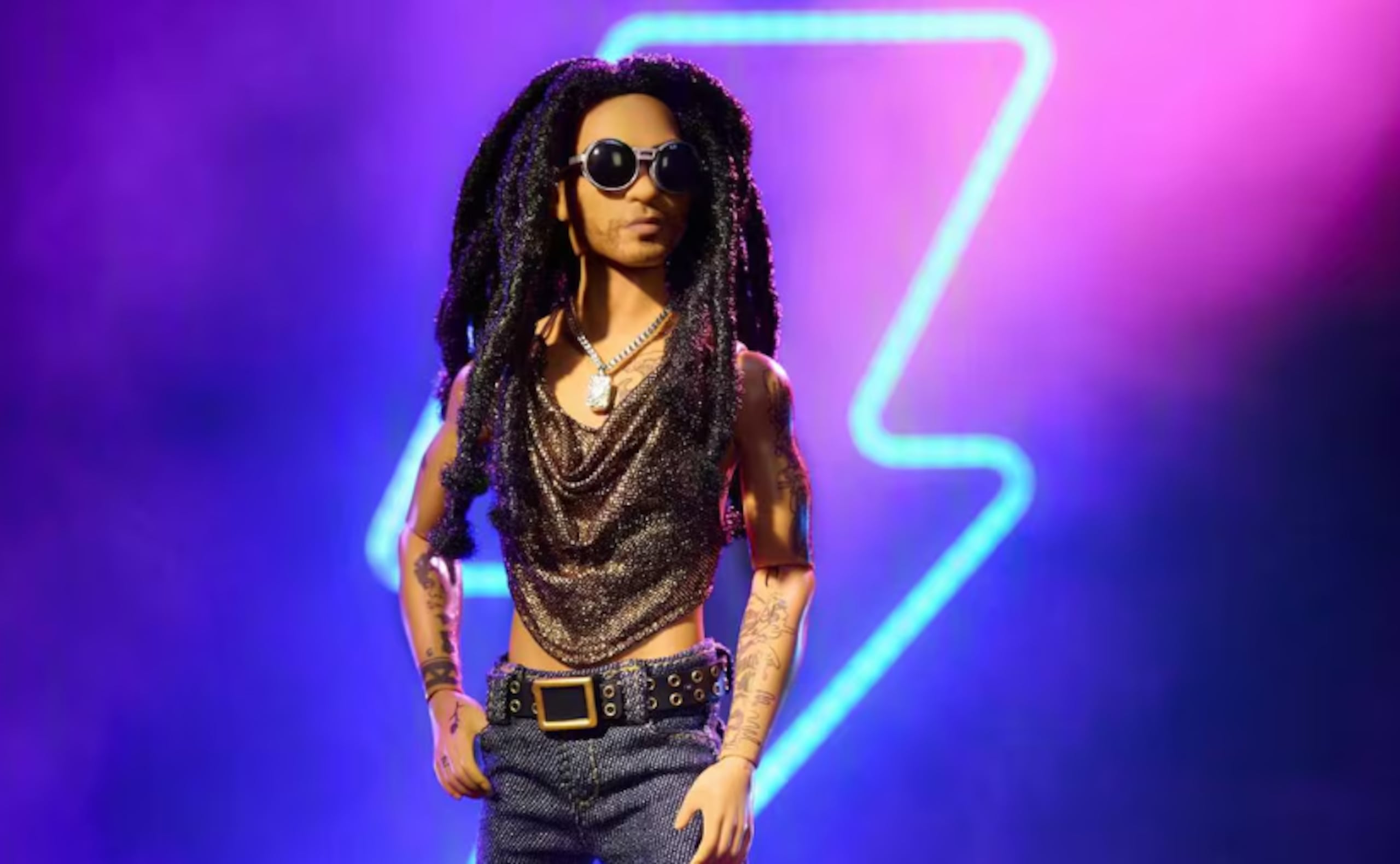 El muñeco Ken de Lenny Kravitz.