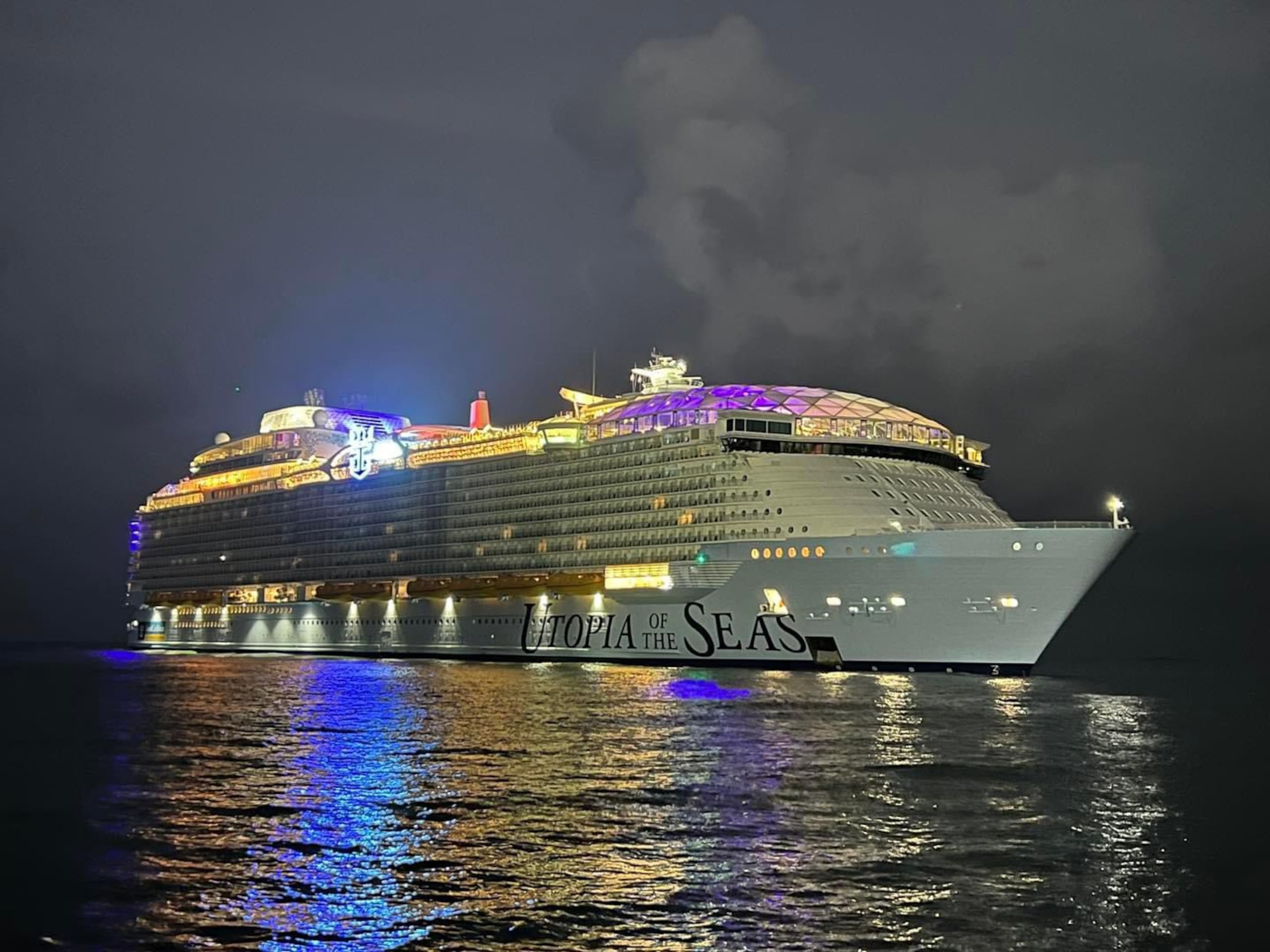 Crucero Utopia of the Seas, el segundo más grande de la empresa Royal Caribbean.