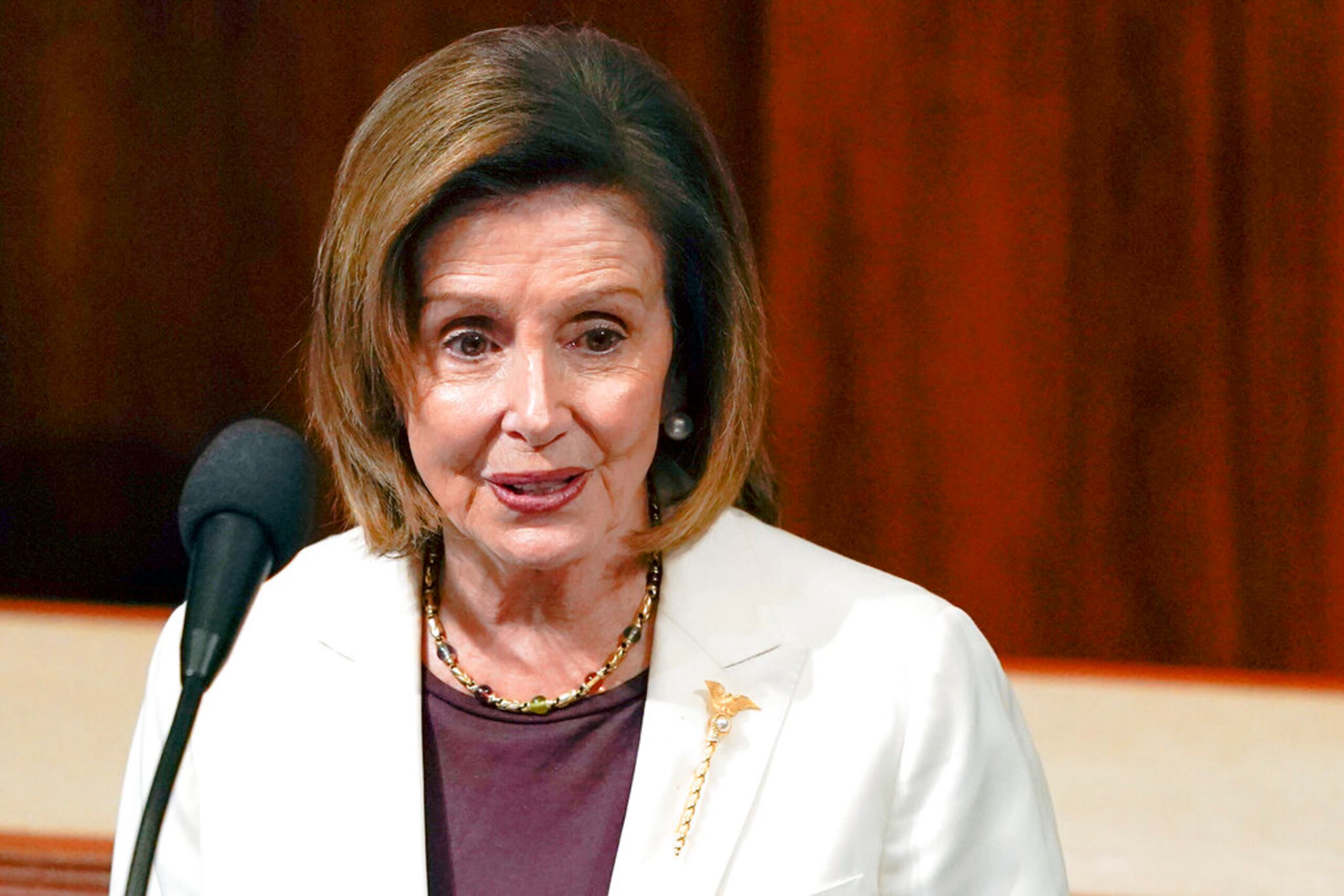 La expresidenta de la Cámara de Representantes federal, Nancy Pelosi.