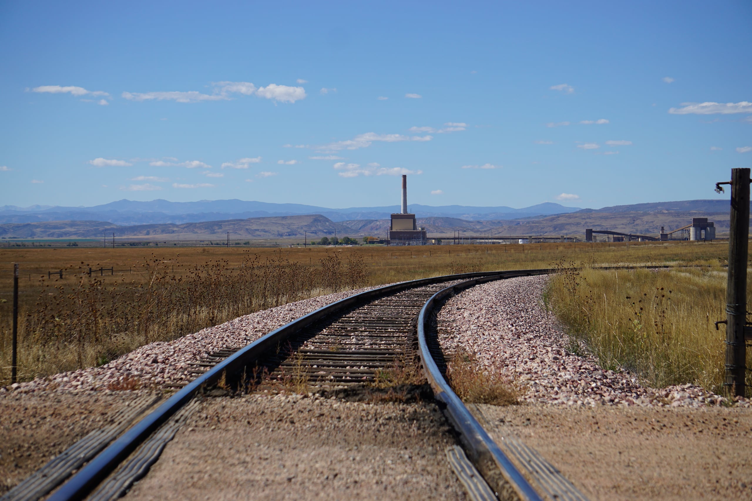 La unidad de generación de carbón en la estación de energía Rawhide, en Colorado, el 2 de octubre de 2025. (AP Foto/Mead Gruver).