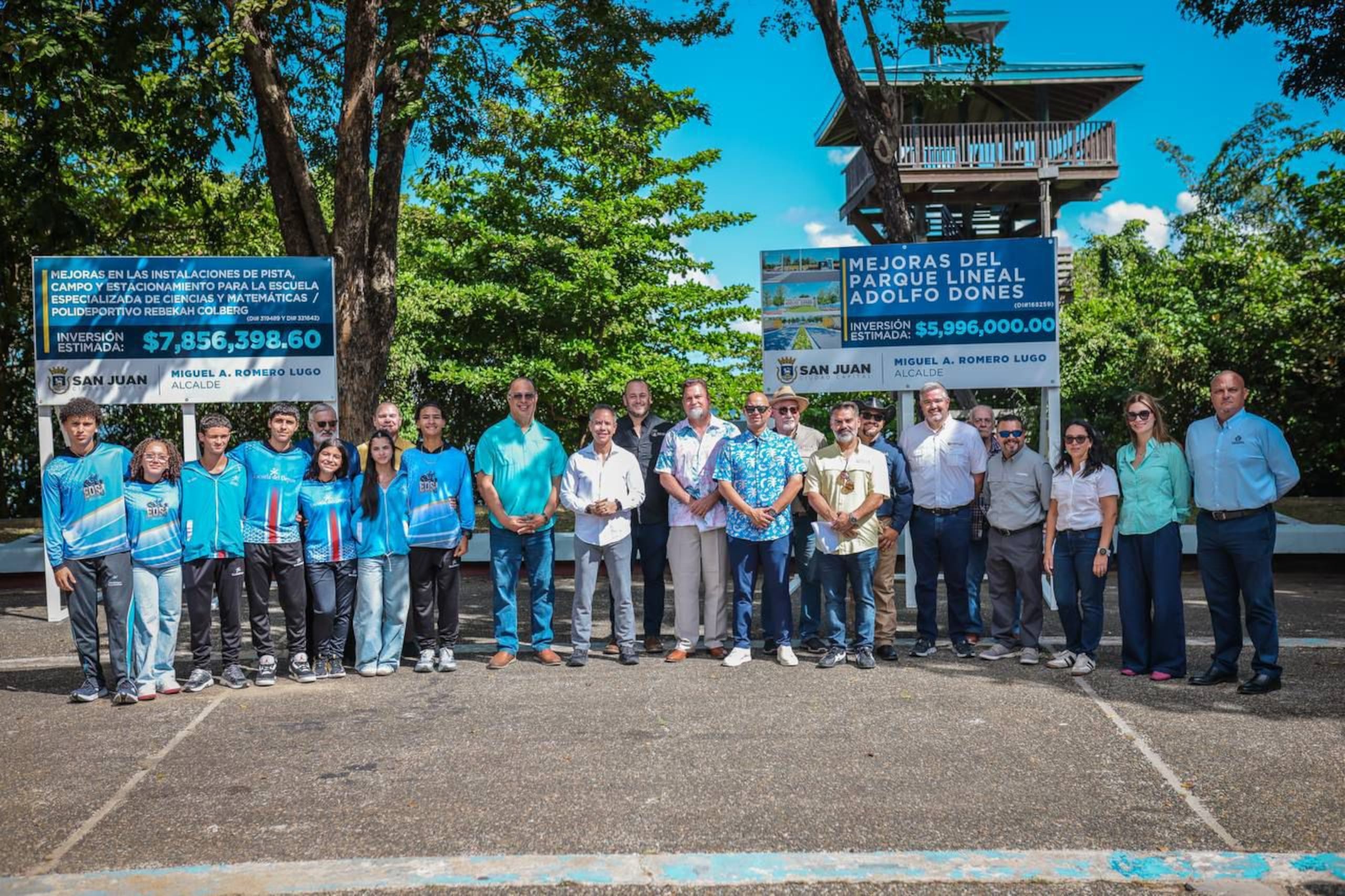 El alcalde Miguel Romero hizo los anuncios.