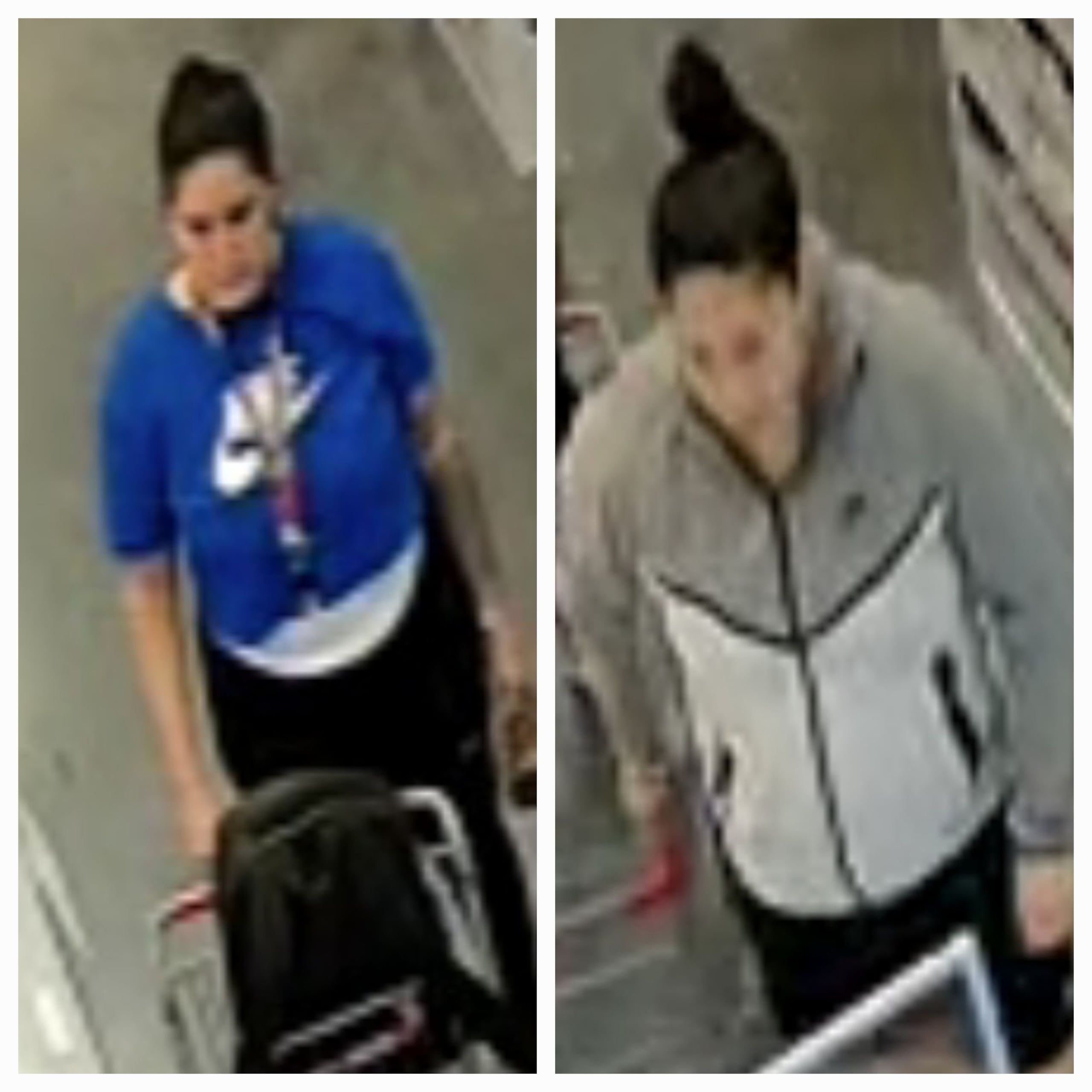 Estas mujeres son sospechosas de cometer el delito de ratería en la farmacia Caridad, ubicada en la avenida Juan Ponce de León.