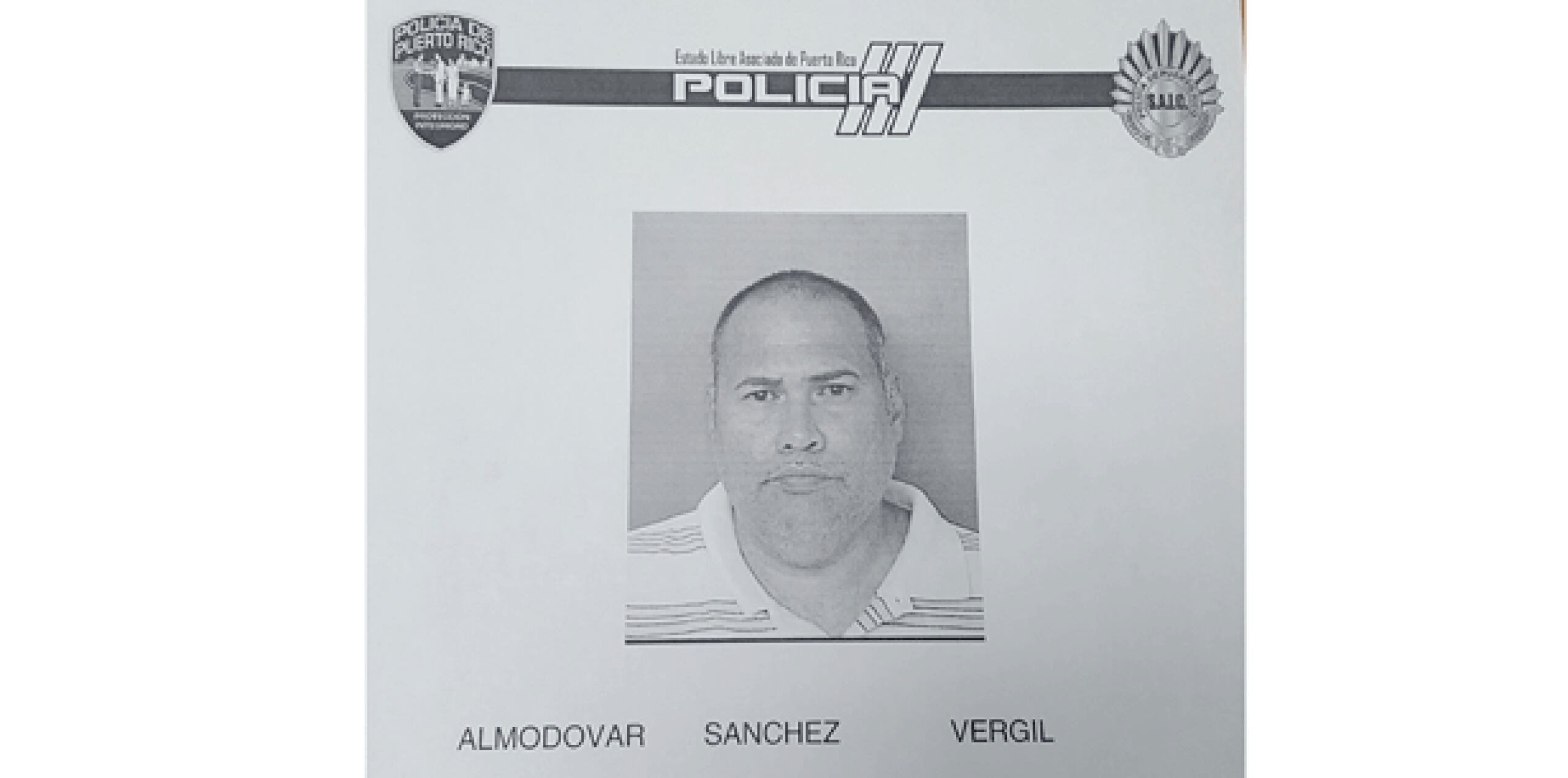 El agente Vergil Almodóvar Sánchez, de 43 años, quedó ingresado en la cárcel Las Cucharas de Ponce. (Suministrada)