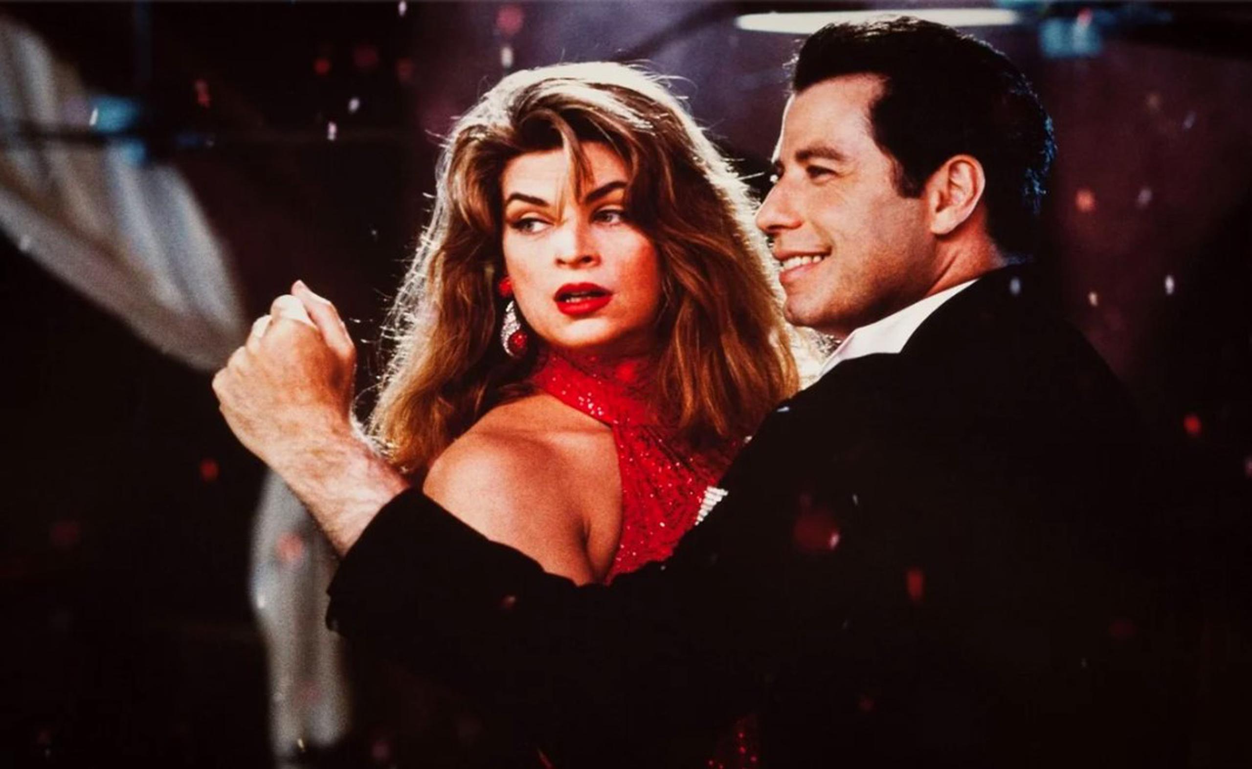 John Travolta y Kirstie Alley.