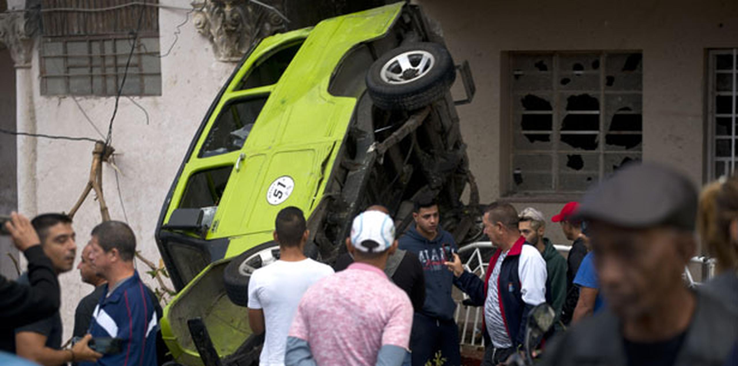 Los daños son severos, dijo el presidente de Cuba, Miguel Díaz-Canel. (AP)
