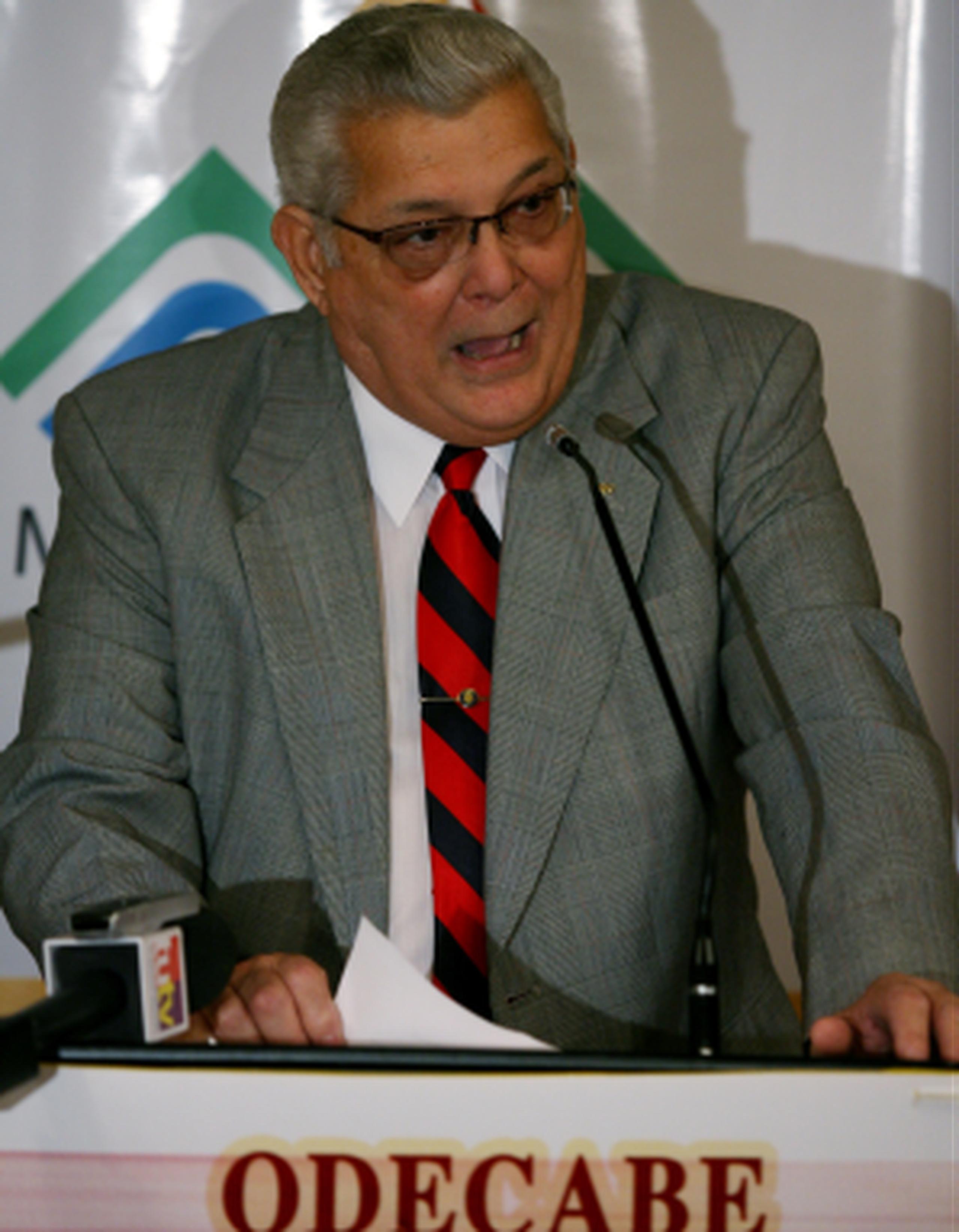 Héctor Cardona, presidente  de la Organización Deportiva Centroamericana y del Caribe (Odecabe) (Archivo)