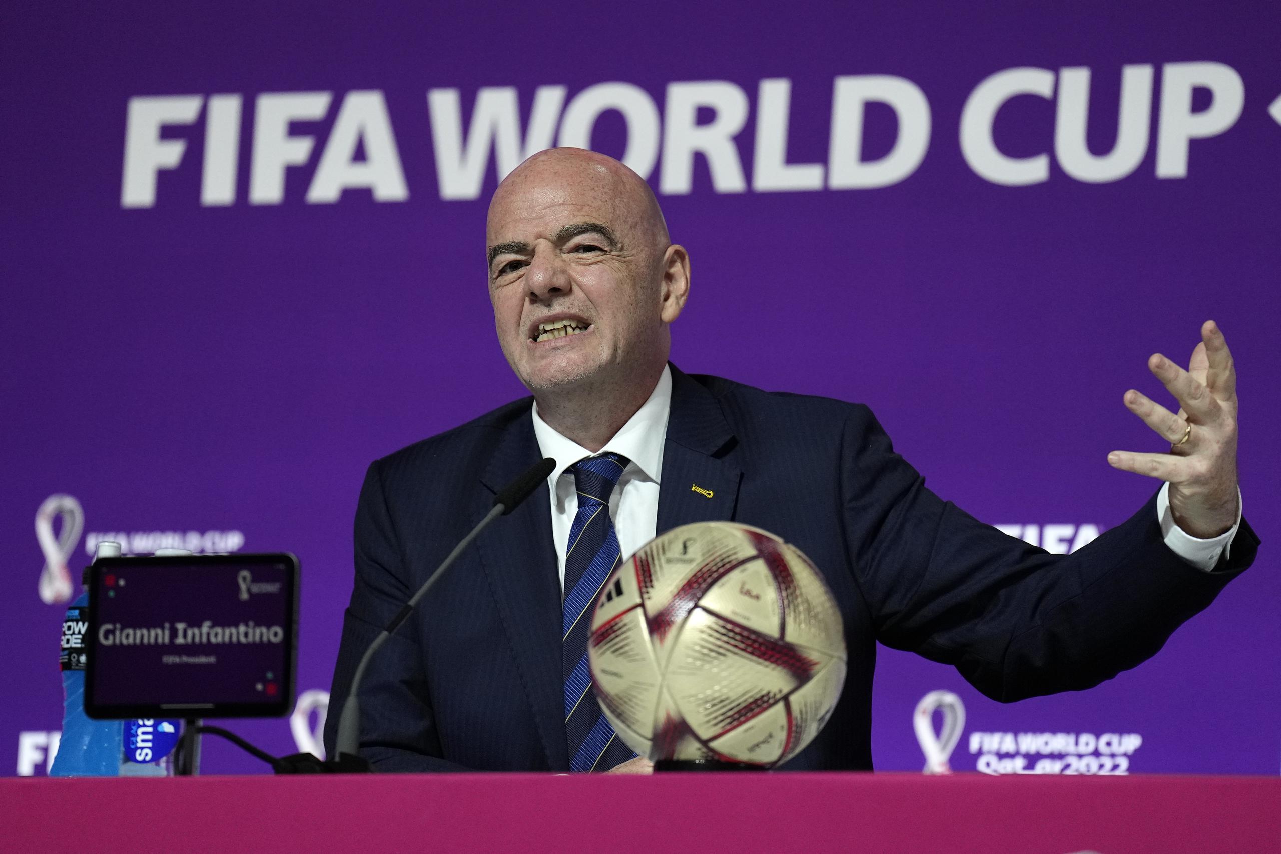 Gianni Infantino, actual presidente de la FIFA y sucesor de Sepp Blatter en la entidad.