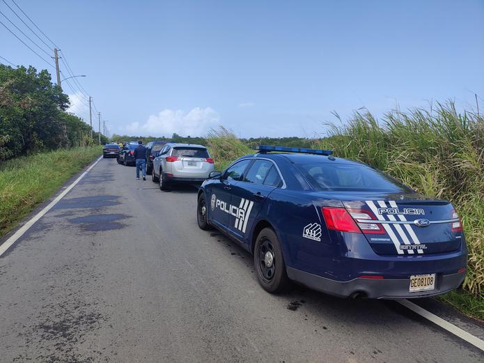 Los cadáveres fueron localizados a orillas de la carretera PR-681 en el sector Punta Palma.