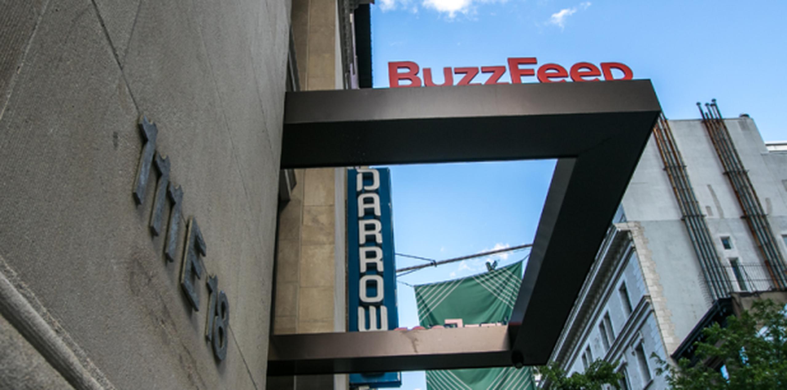 The Wall Street Journal informó que BuzzFeed no alcanzó su meta de ingresos prevista para este año. (Shutterstock)
