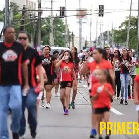 Mucho entusiasmo y lluvia en la Parada Puertorriqueña