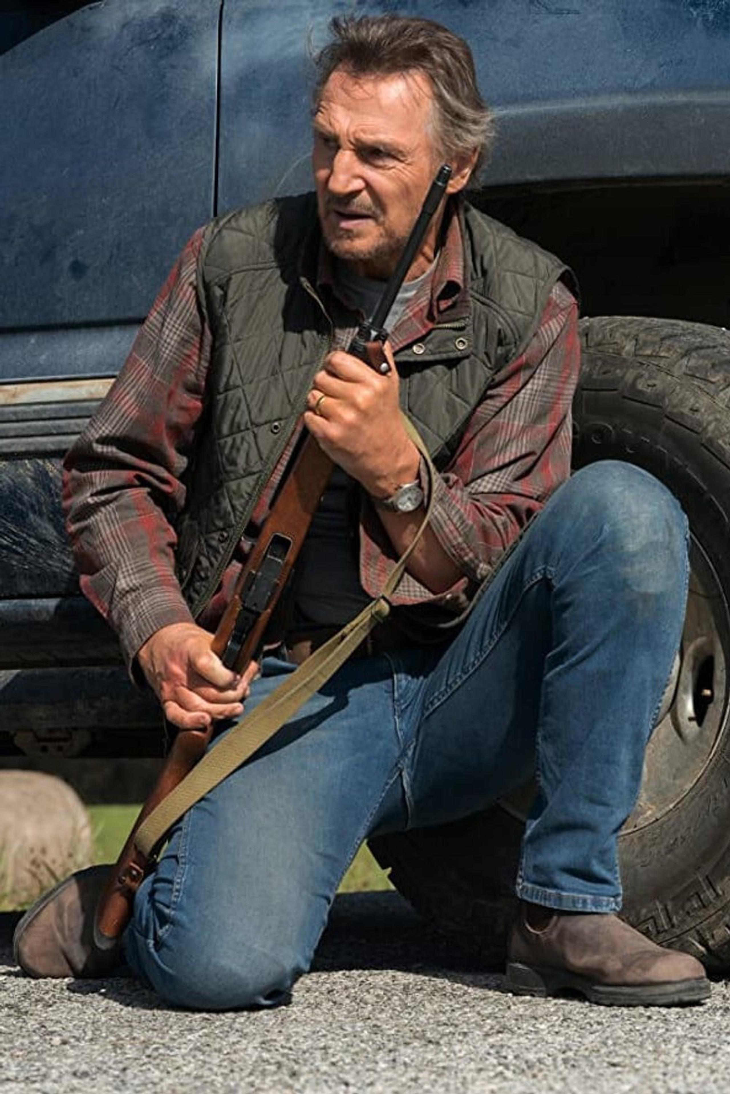 La estrella de acción Liam Neeson regresa en “The Marksman”.