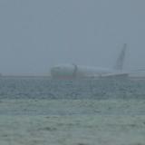 Enorme avión de la Armada de Estados Unidos cae al agua en Hawai