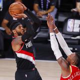 Triple de Carmelo Anthony asegura triunfo de Portland sobre los Rockets de Houston