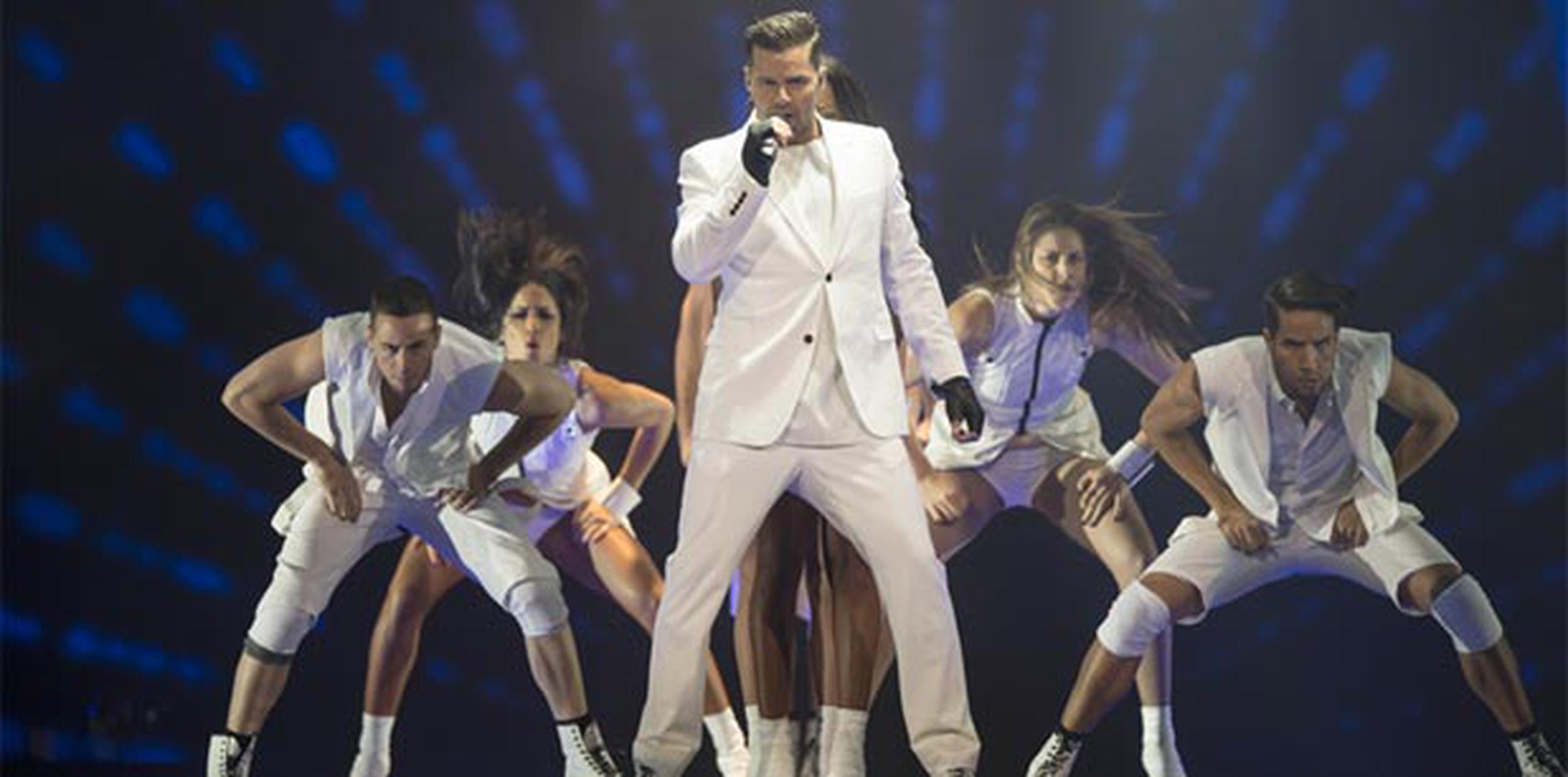 El artista Ricky Martin abrió el concierto con su más reciente éxito "Come With Me". (Suministrada)