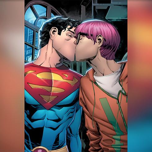 Beso de Superman enciende las redes