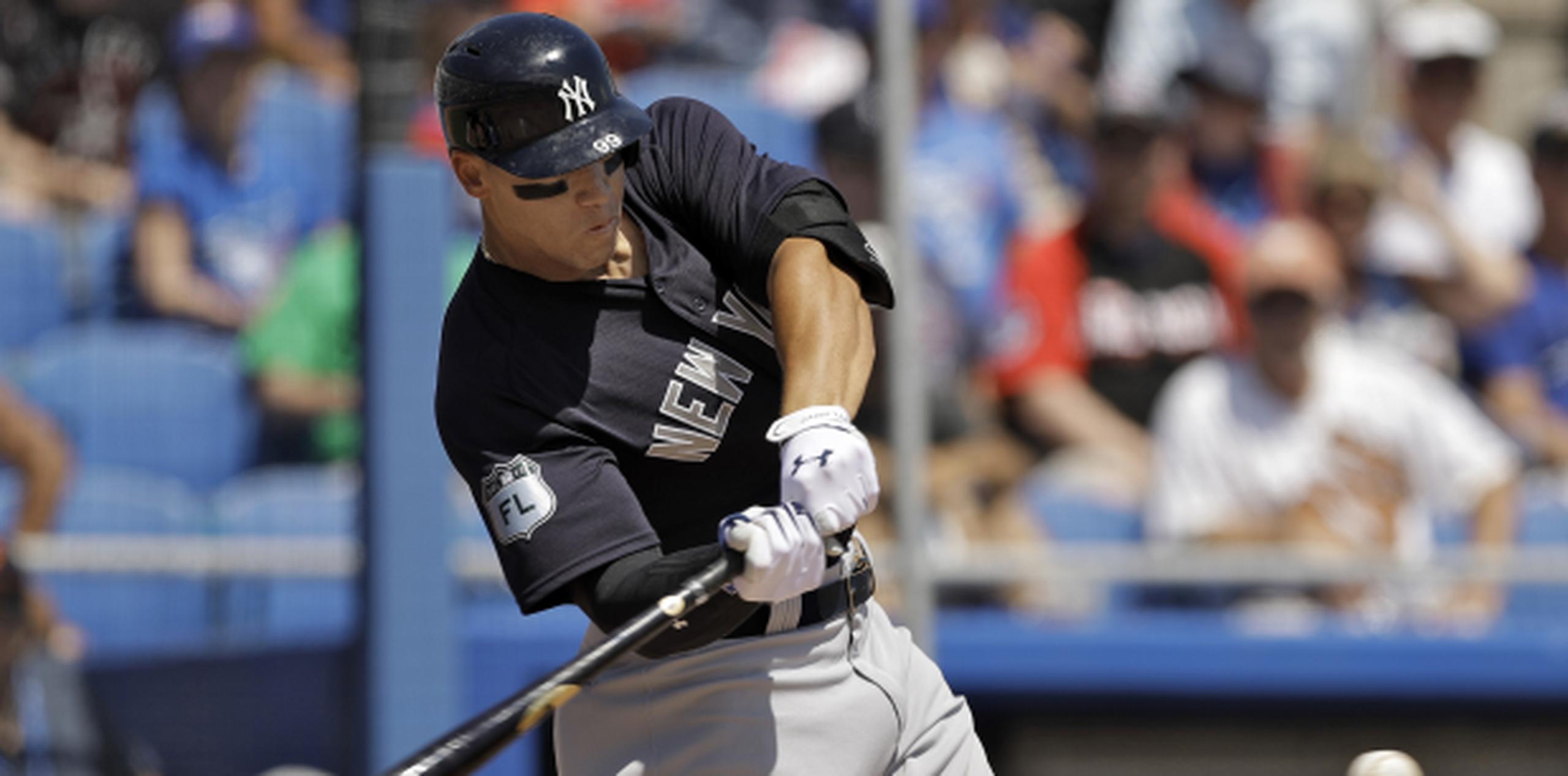 Aaron Judge de los Yankees de Nueva York. (AP / Chris O'Meara)