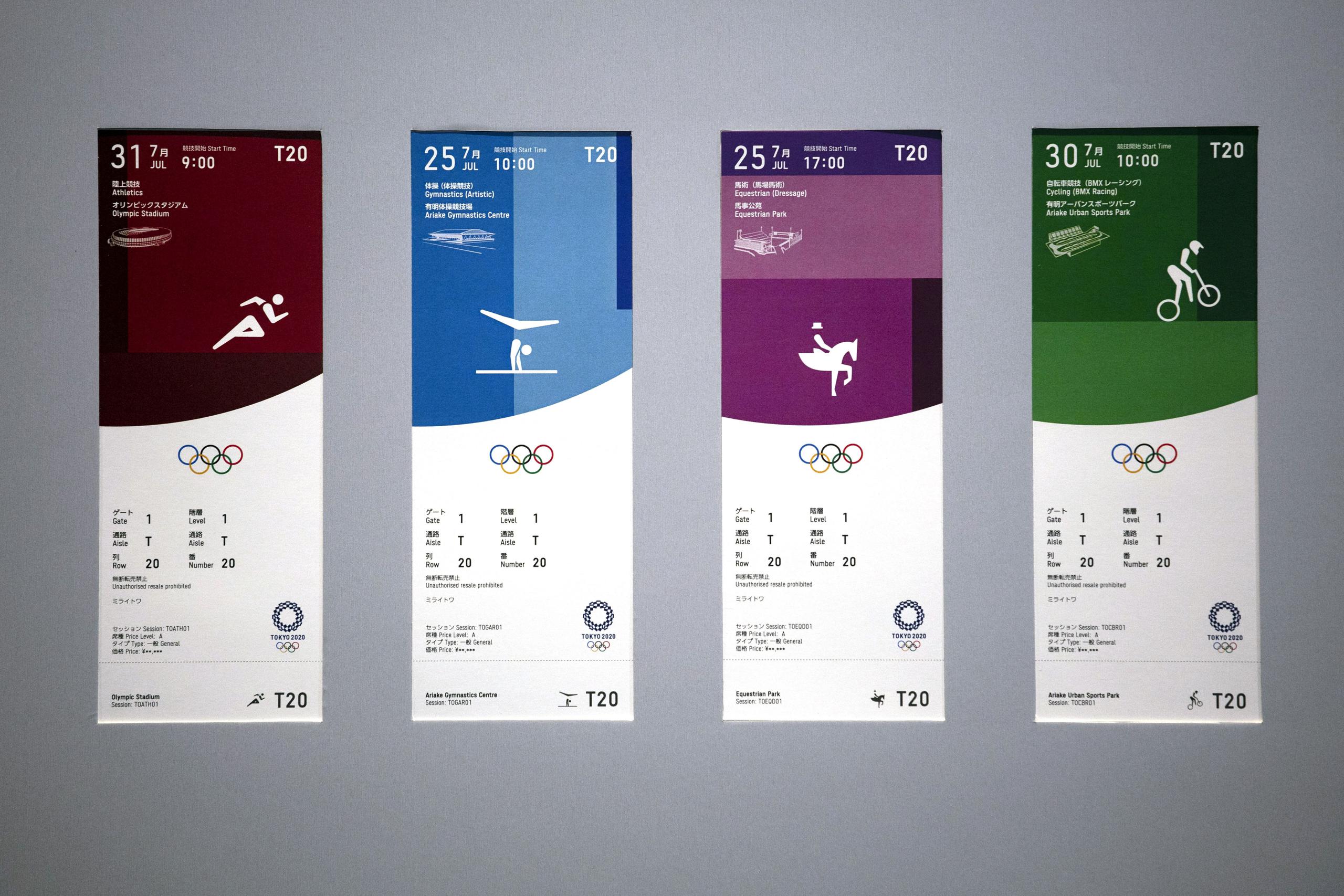 En la imagen de archivo del 15 de enero de 2020, se exhiben boletos para los Juegos Olímpicos Tokio 2020, en Tokio.