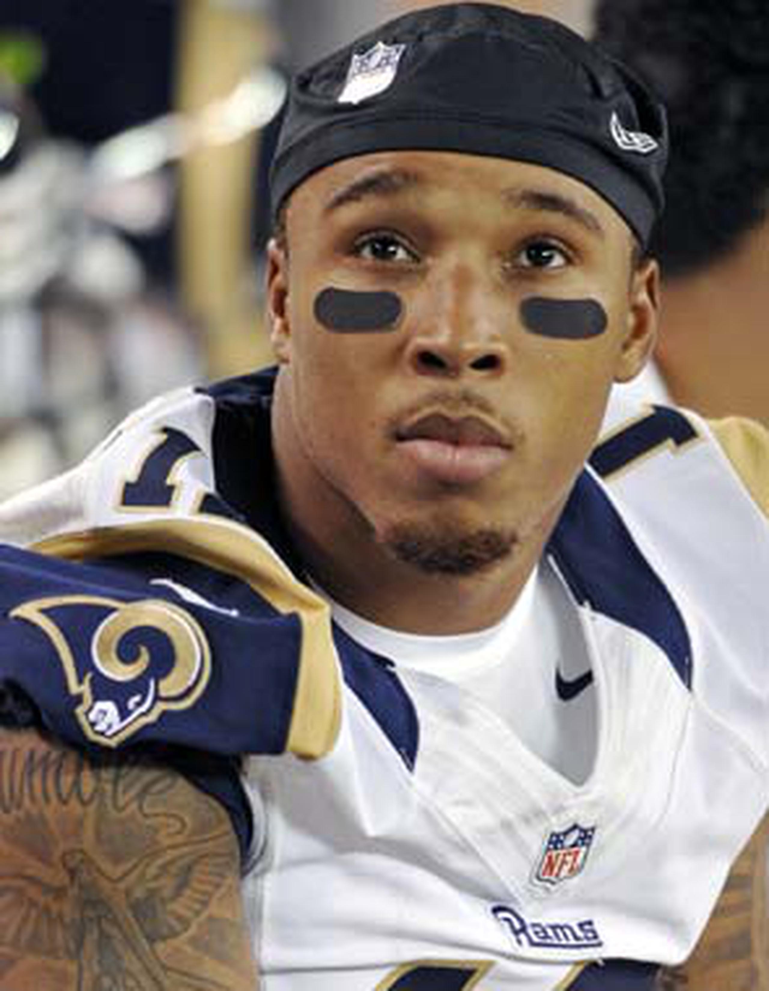 Stedman Bailey está en su tercera temporada con los Rams, pero ha sido suspendido dos veces por la NFL. (AP)