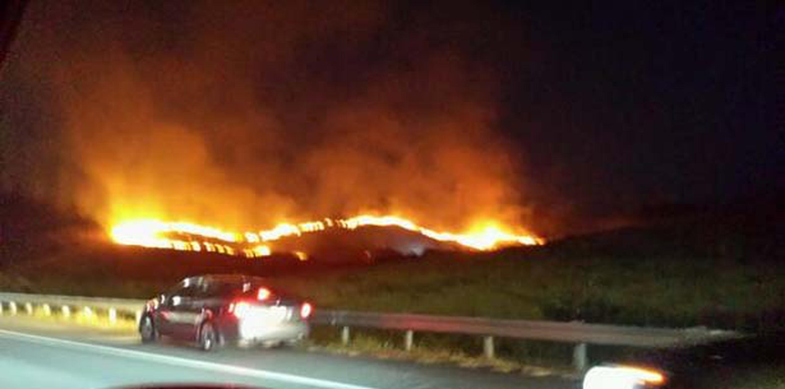 Se reporta incendio forestal en Salinas Primera Hora