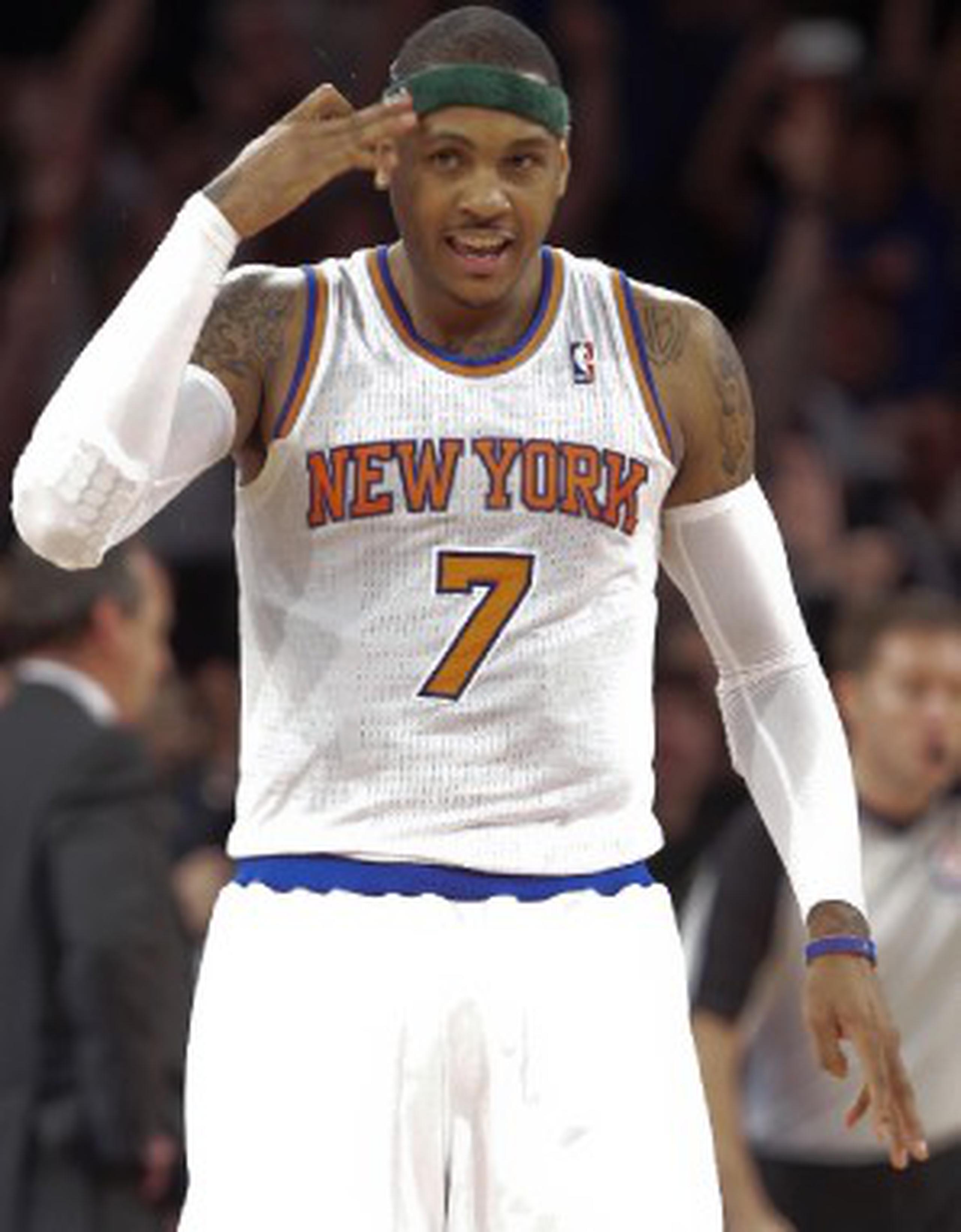 Se espera que el domingo se anuncie de manera oficial la permanencia de Carmelo Anthony con los Knicks. (Archivo / AP)