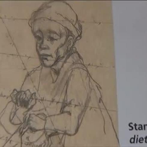 Dibujos infantiles muestran en Roma el horror de los campos de concentración  