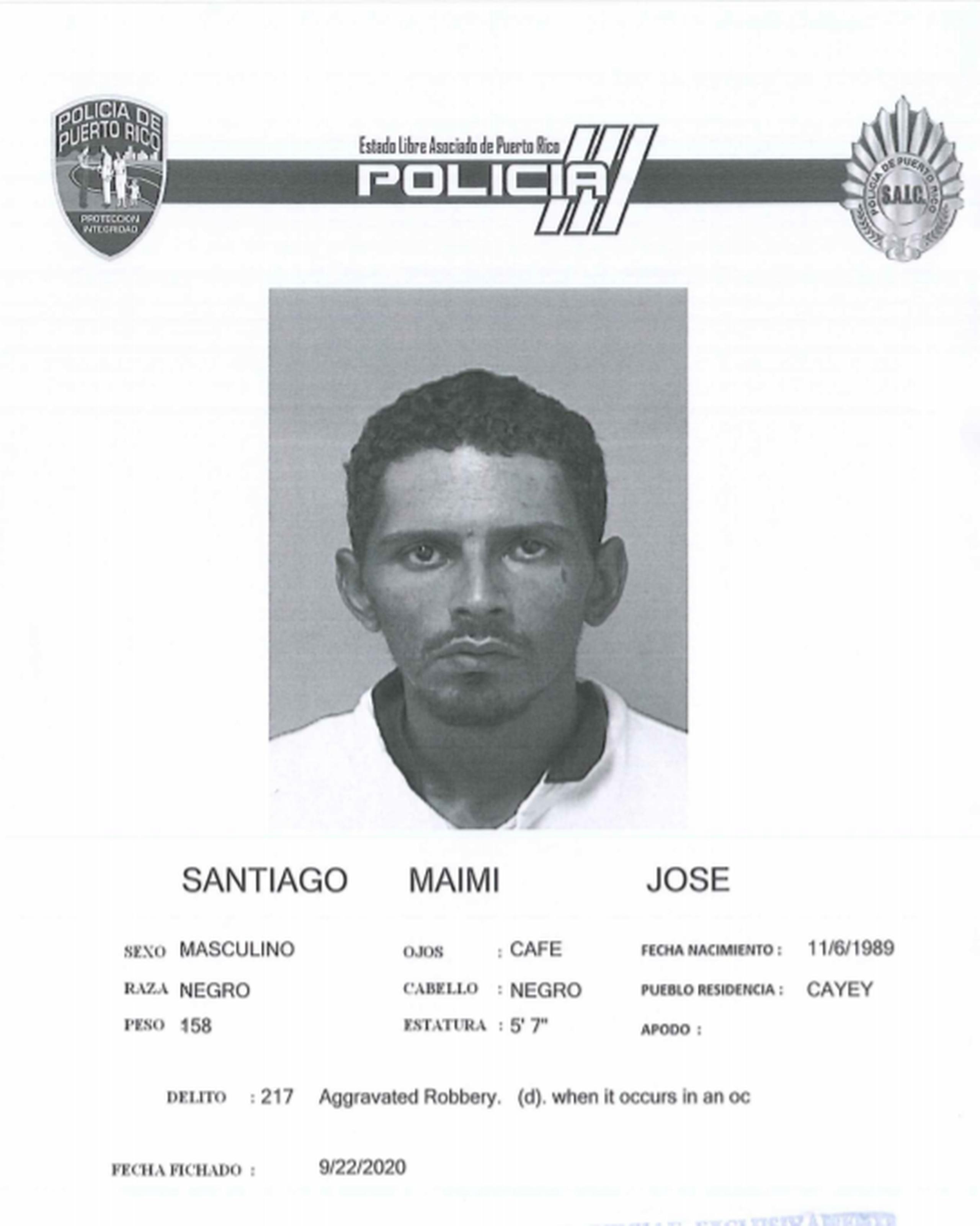 Ficha José Santiago Maimi