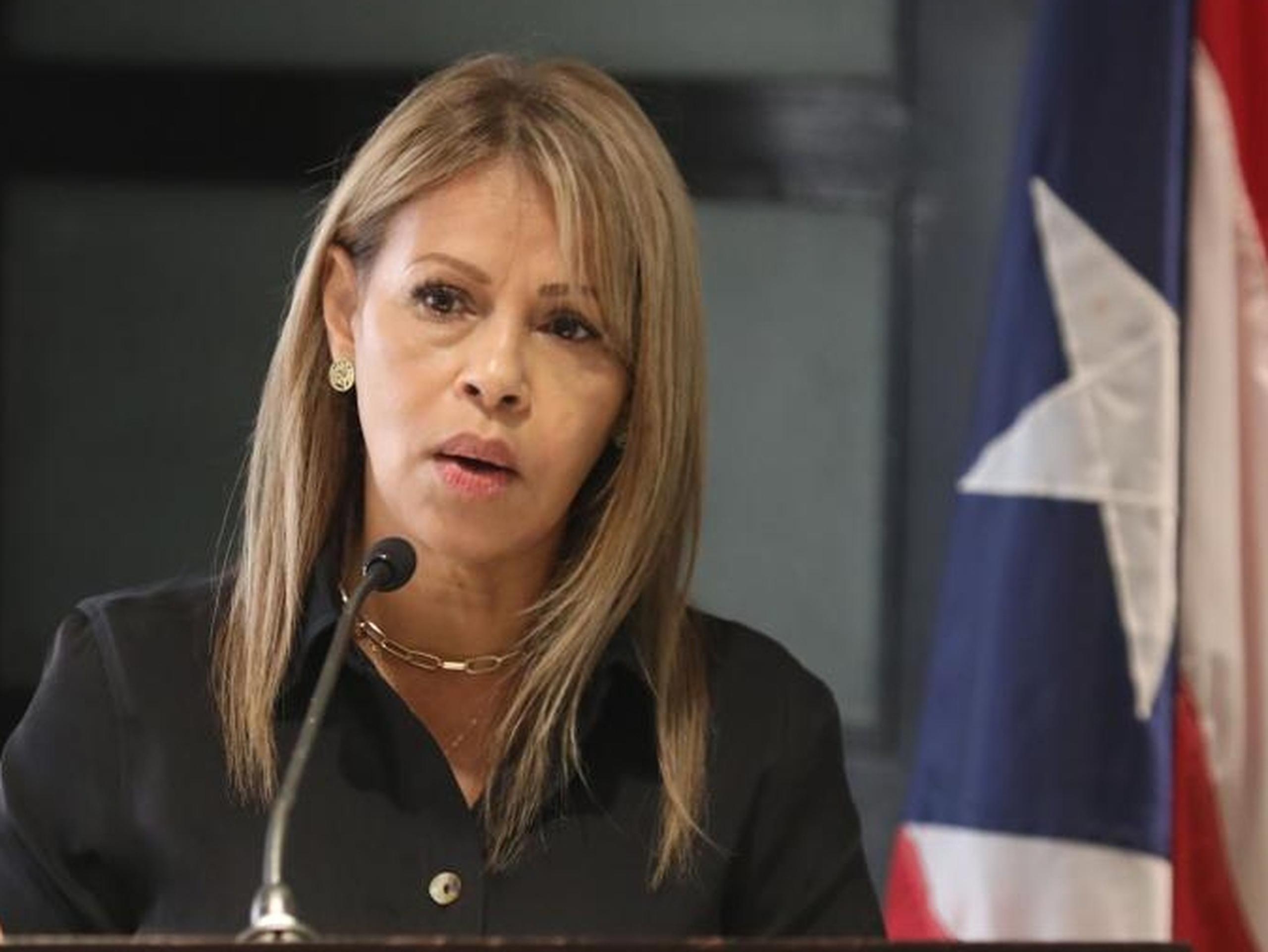 La senadora del Partido Popular Democrático, Elizabeth Rosa Vélez.