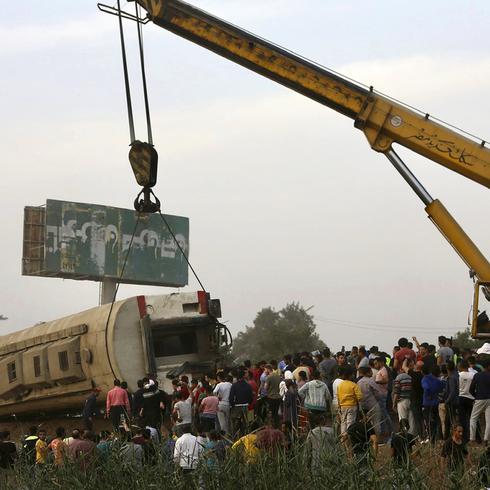 Desastrosa tragedia de tren en Egipto