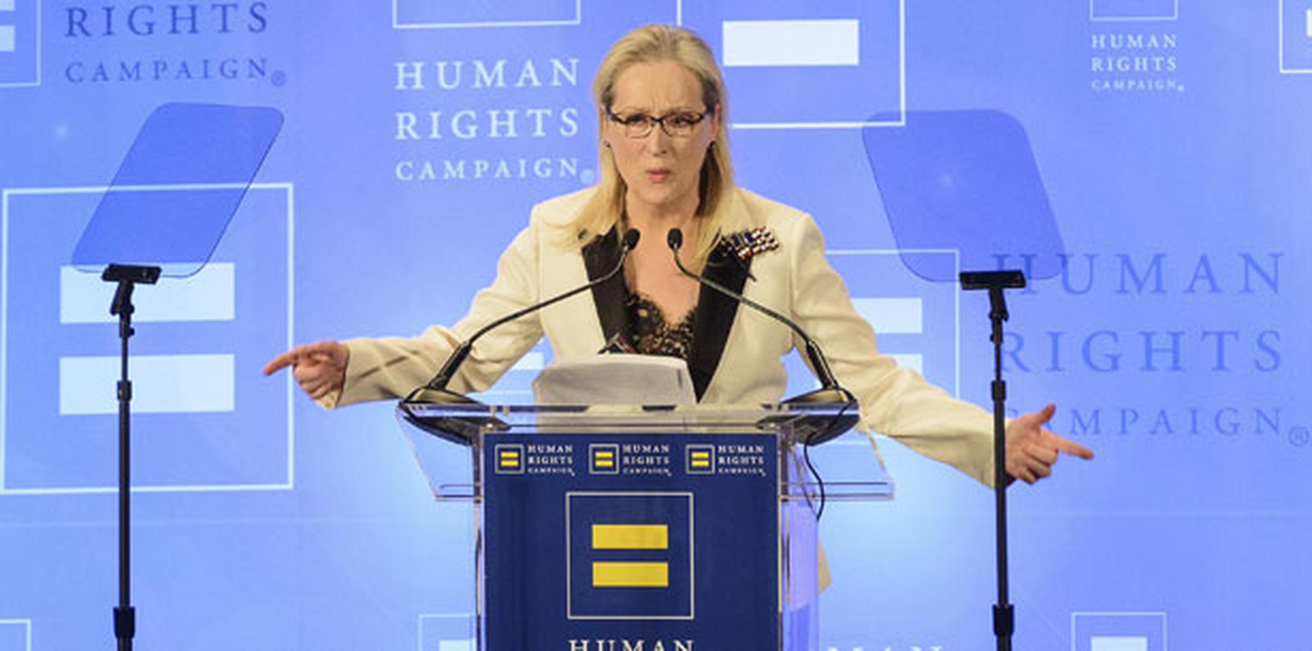 Streep, de 67 años, recibió una nueva nominación para un premio Oscar en enero, con lo que alcanzó un récord de 20 nominaciones. (AP)