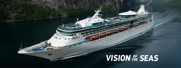El barco Vision of the Seas de Royal Caribbean será una alternativa para los viajeros que quieran zarpar en crucero desde San Juan en el verano de 2021.