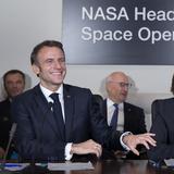 Macron y Harris sellan en la NASA una nueva era de cooperación en el espacio 