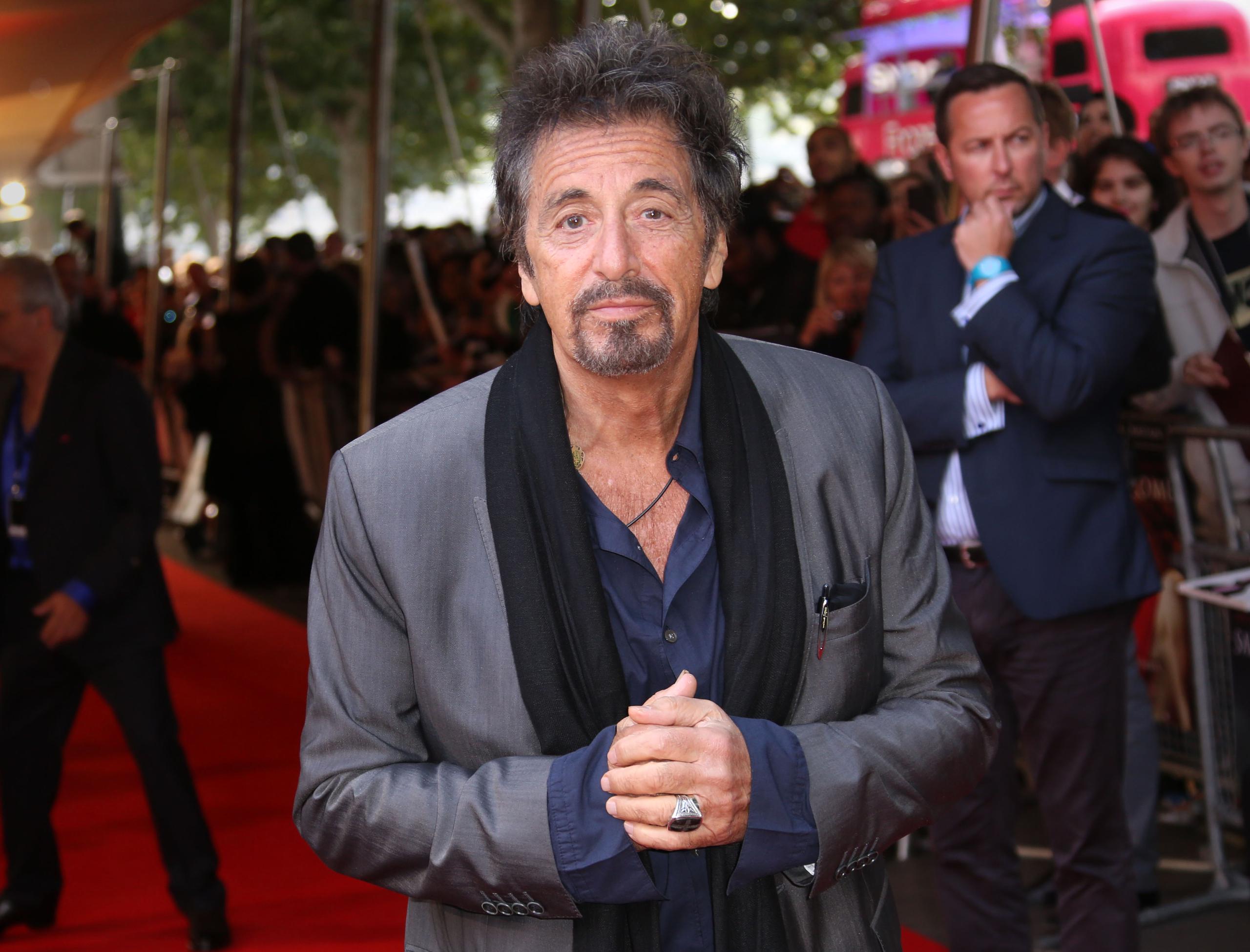 A los 74 años, Pacino dice que a veces siente el peso de la edad. (The Associated Press)
