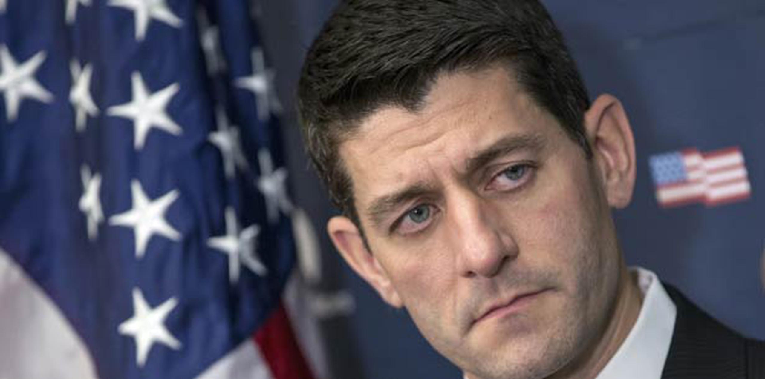 "Estamos confrontando al presidente con la verdad dura y honesta", dijo el presidente de la cámara baja, Paul Ryan. (AP/J. Scott Applewhite)
