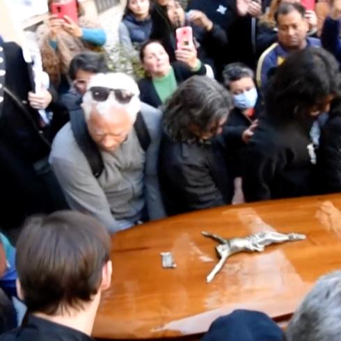 Emotiva despedida: le dan el último adiós a Marciano Cantero en Argentina