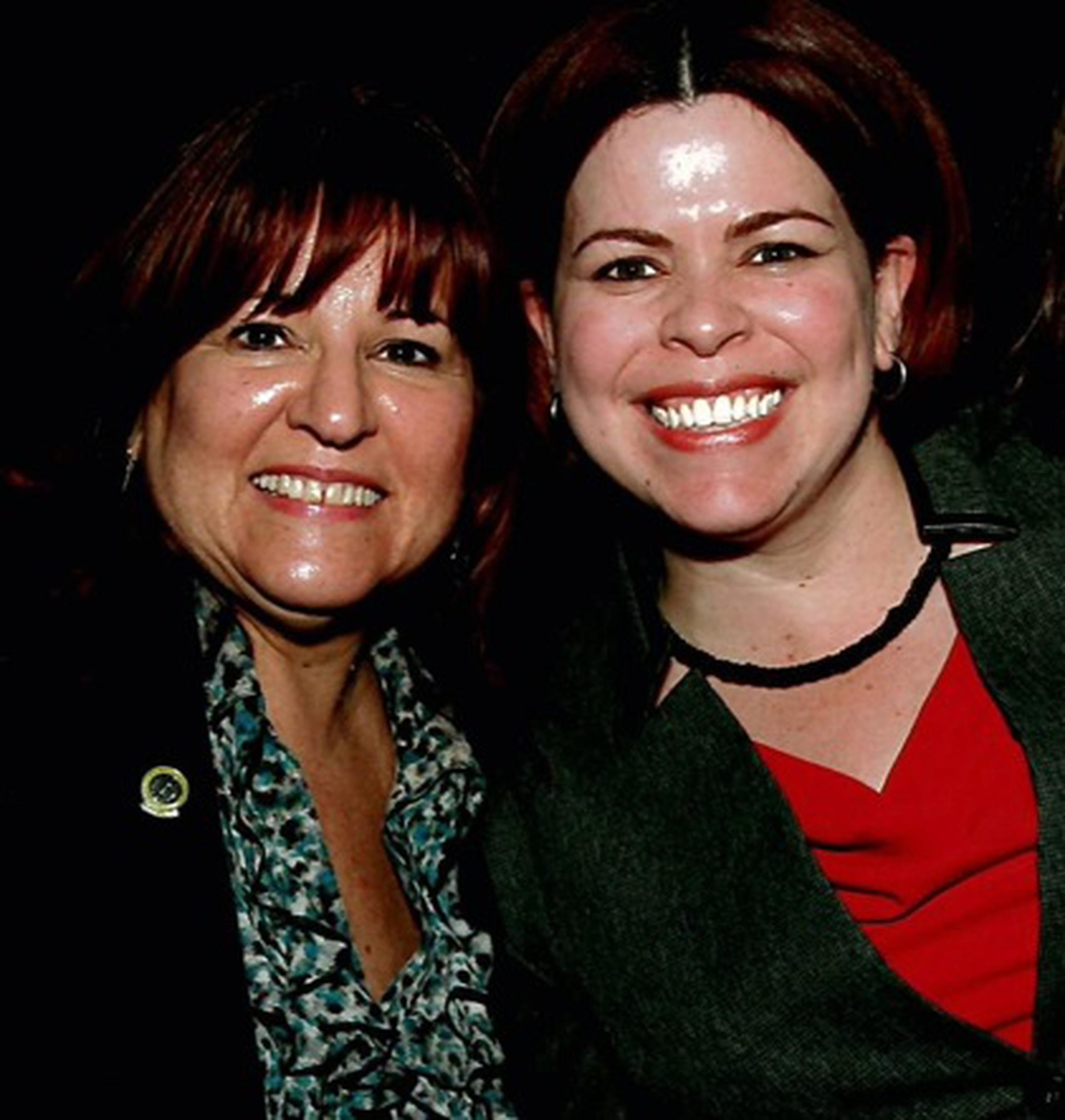 Luisa "Piti" Gándara junto a su ex asesora legislativa, la abogada Margarita Rivera.