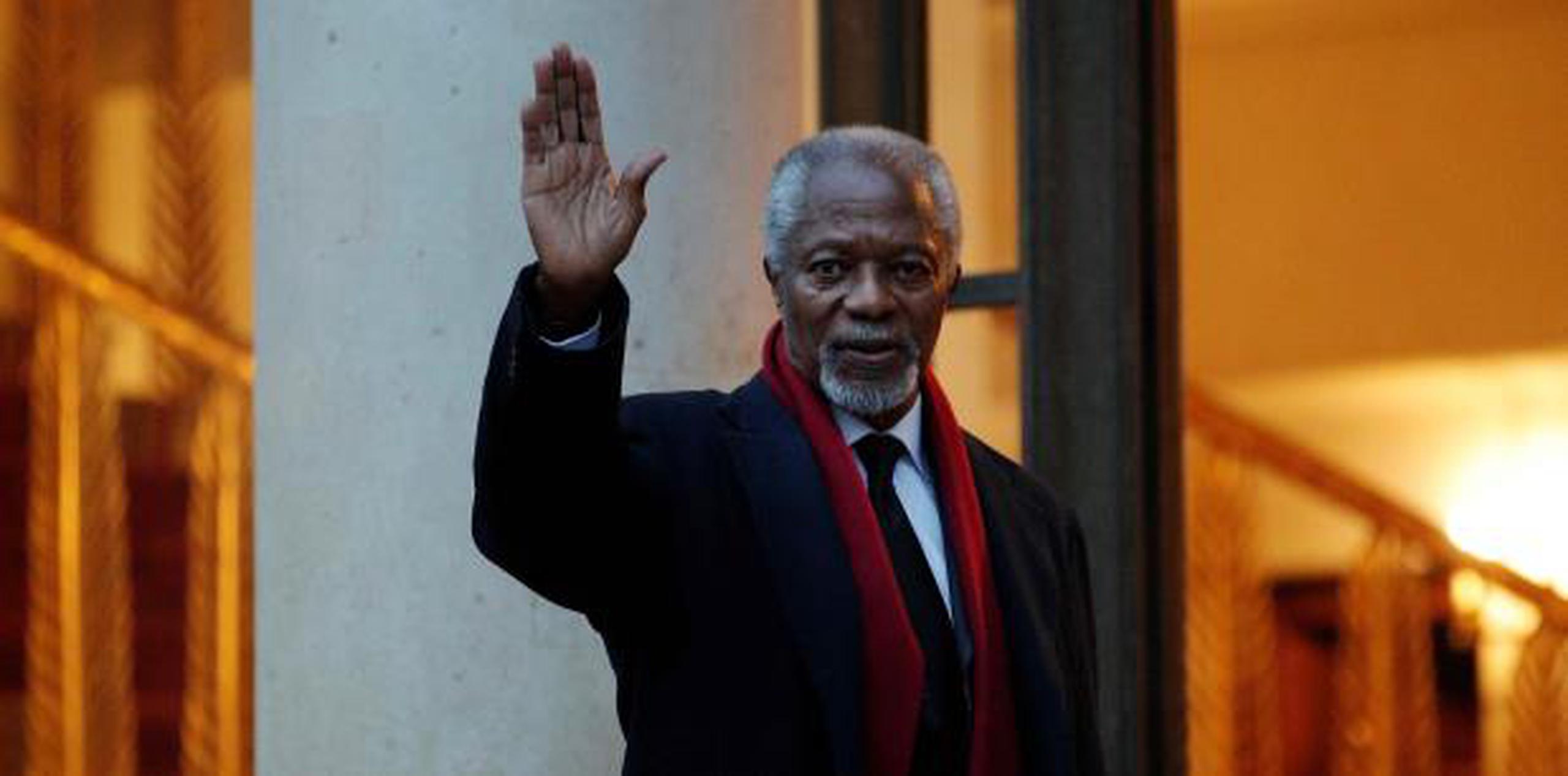 Annan pasó prácticamente toda su carrera como funcionario de Naciones Unidas. (Archivo)