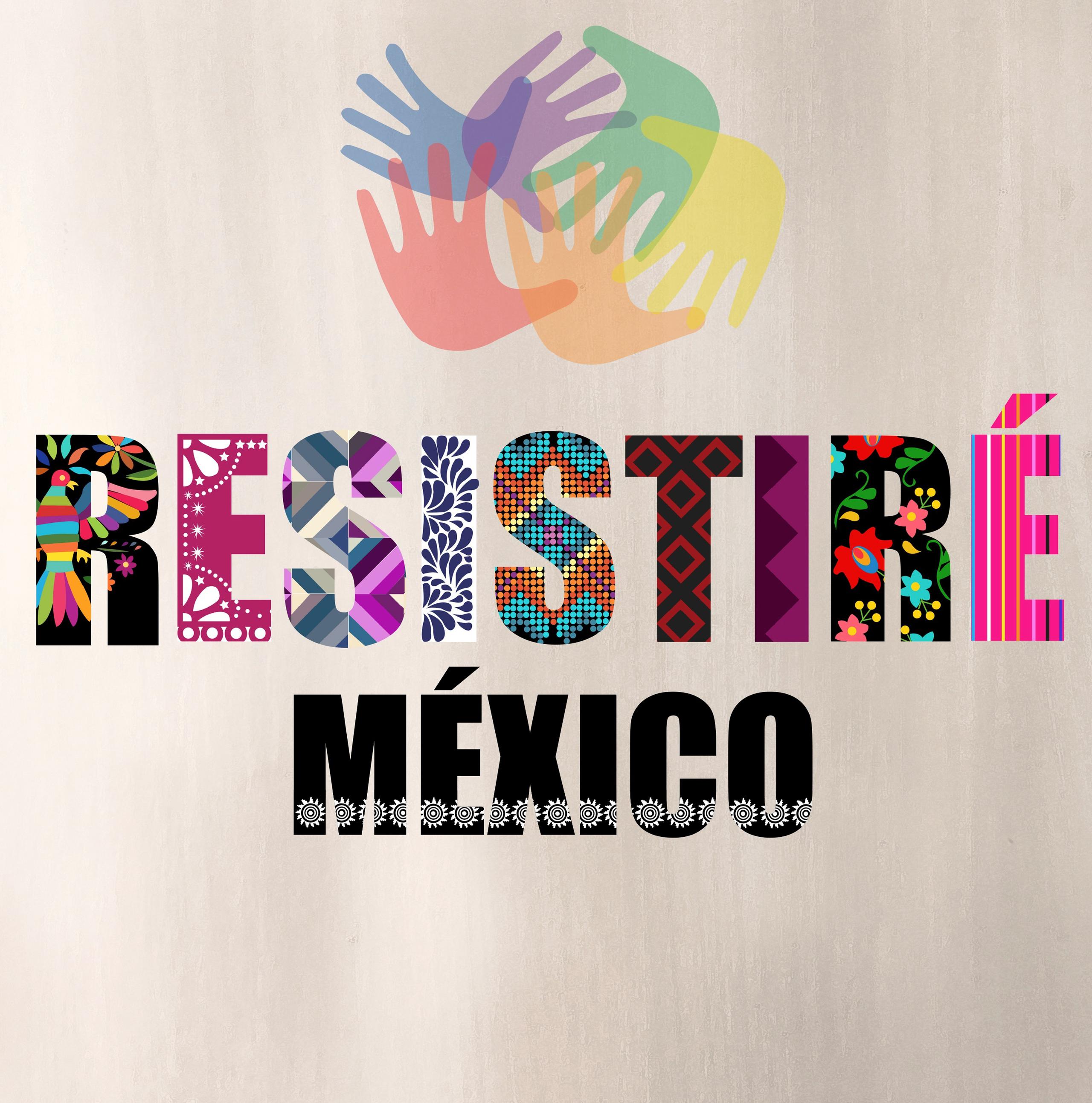 La portada del tema "Resistiré México".
