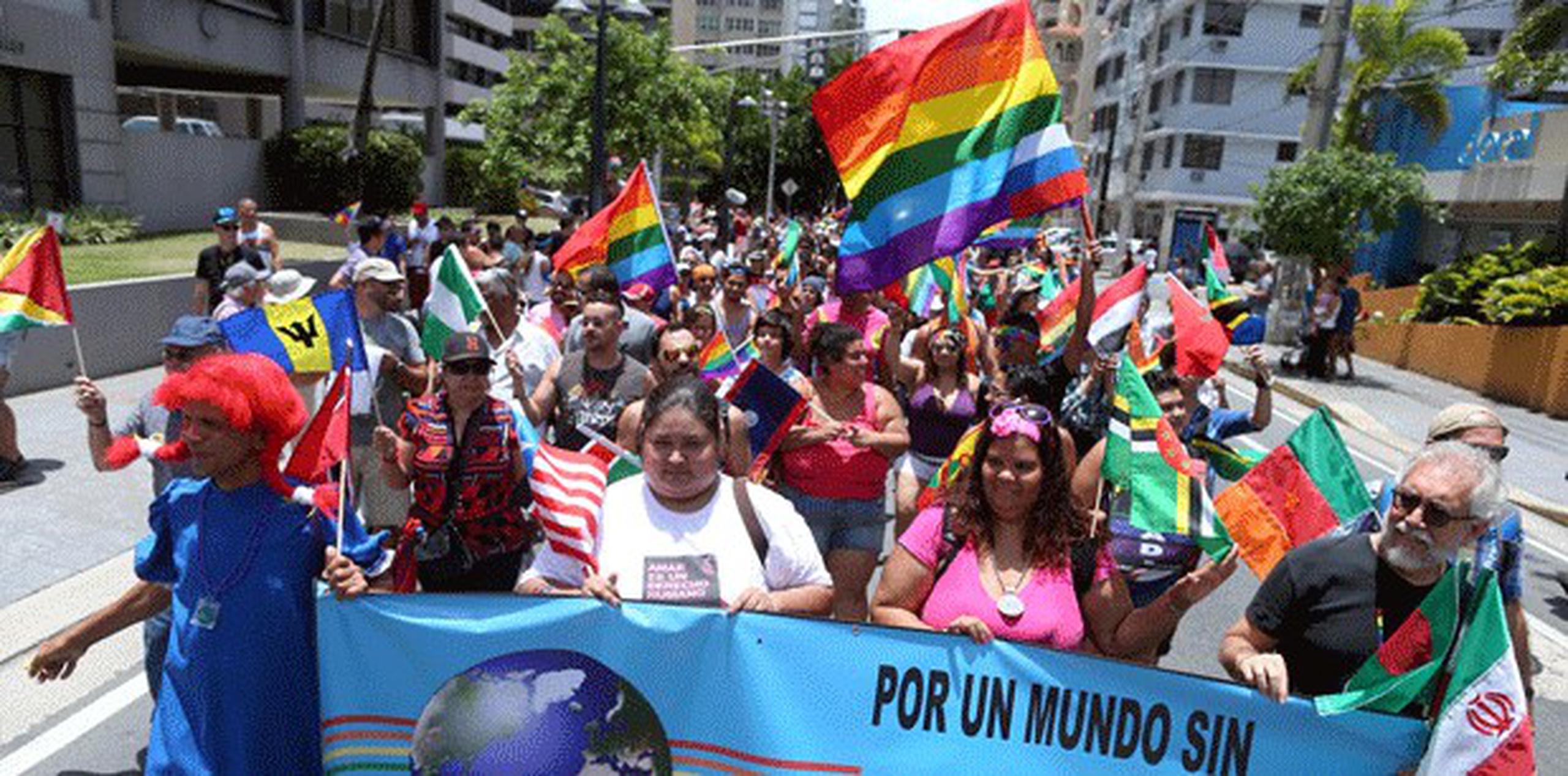 La edición número 24 de la Parada de Orgullo LGBTT en San Juan contó con alrededor de siete mil asistentes. (JUAN.ALICEA@GFRMEDIA.COM)