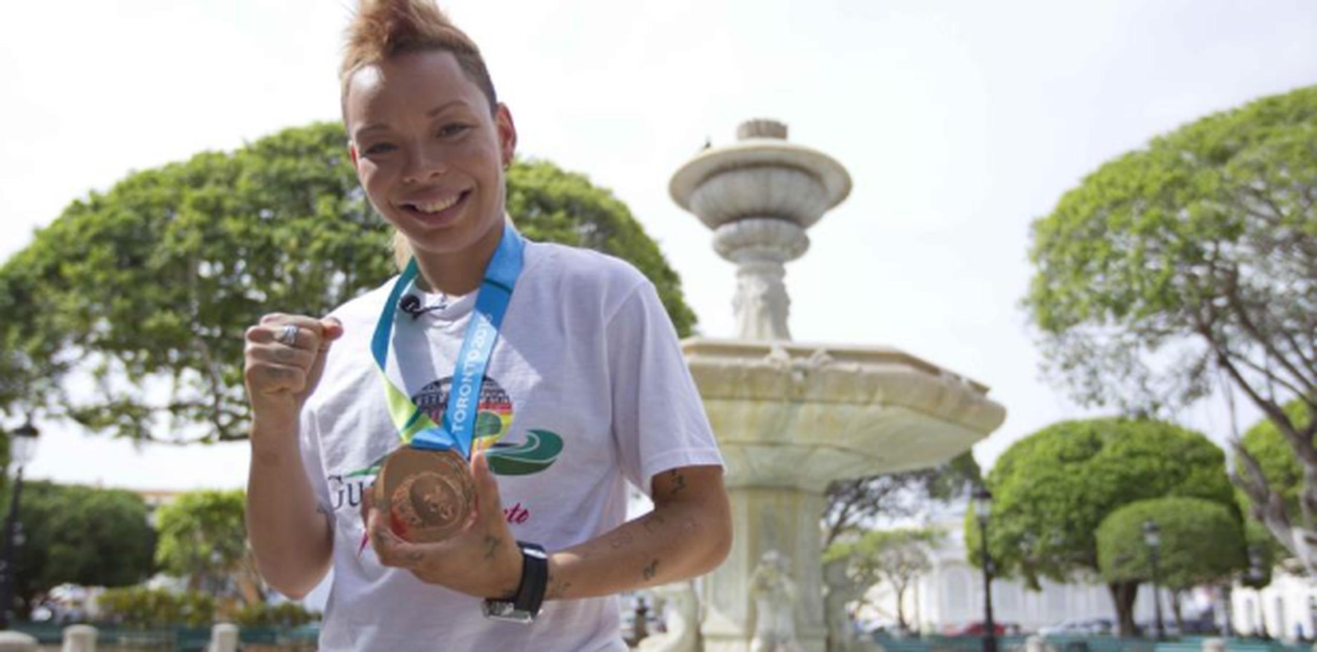 Mónica González Rivera es boxeadora y medallista de bronce en los Juegos Panamericanos 2015. (Archivo)