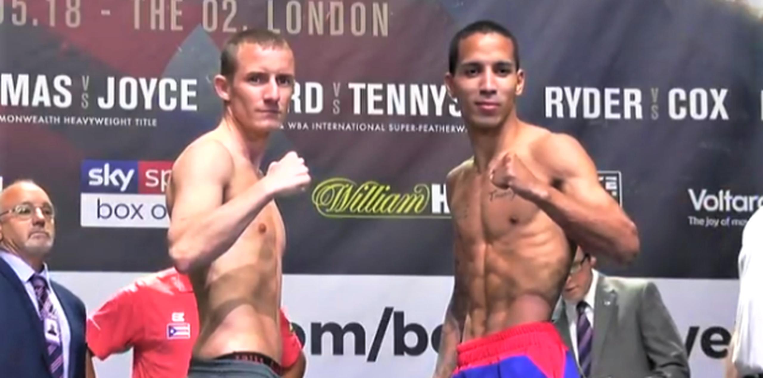 Paul Butler y Emmanuel ‘Manny’ Rodríguez. (Matchroom Boxing)
