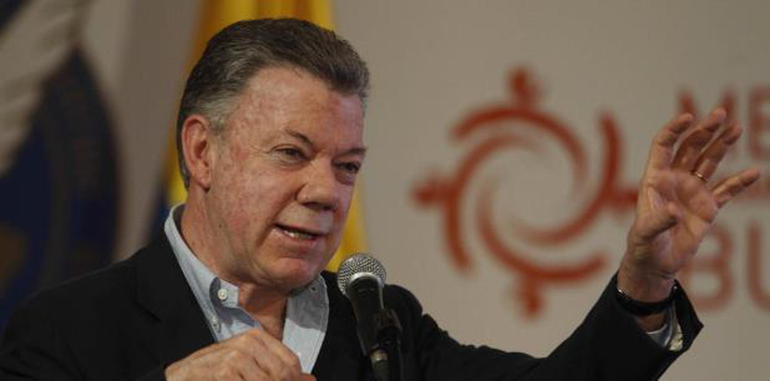 Jefe de Estado colombiano, Juan Manuel Santos (EFE)