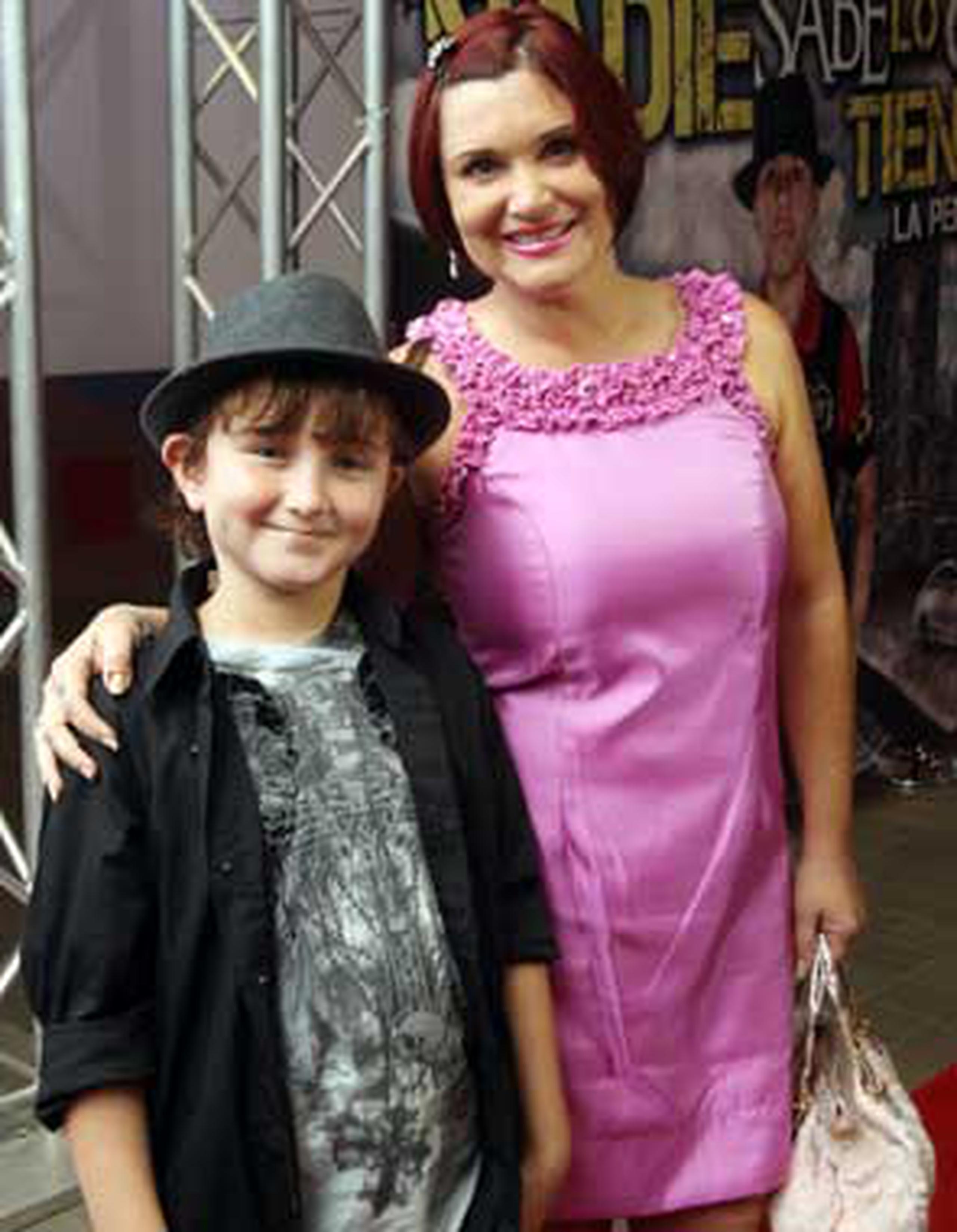 El niño Ricardo André, hijo de la actriz Noris Joffre, actúa en la pieza “Ángel” que se llevará a cabo en Miami.