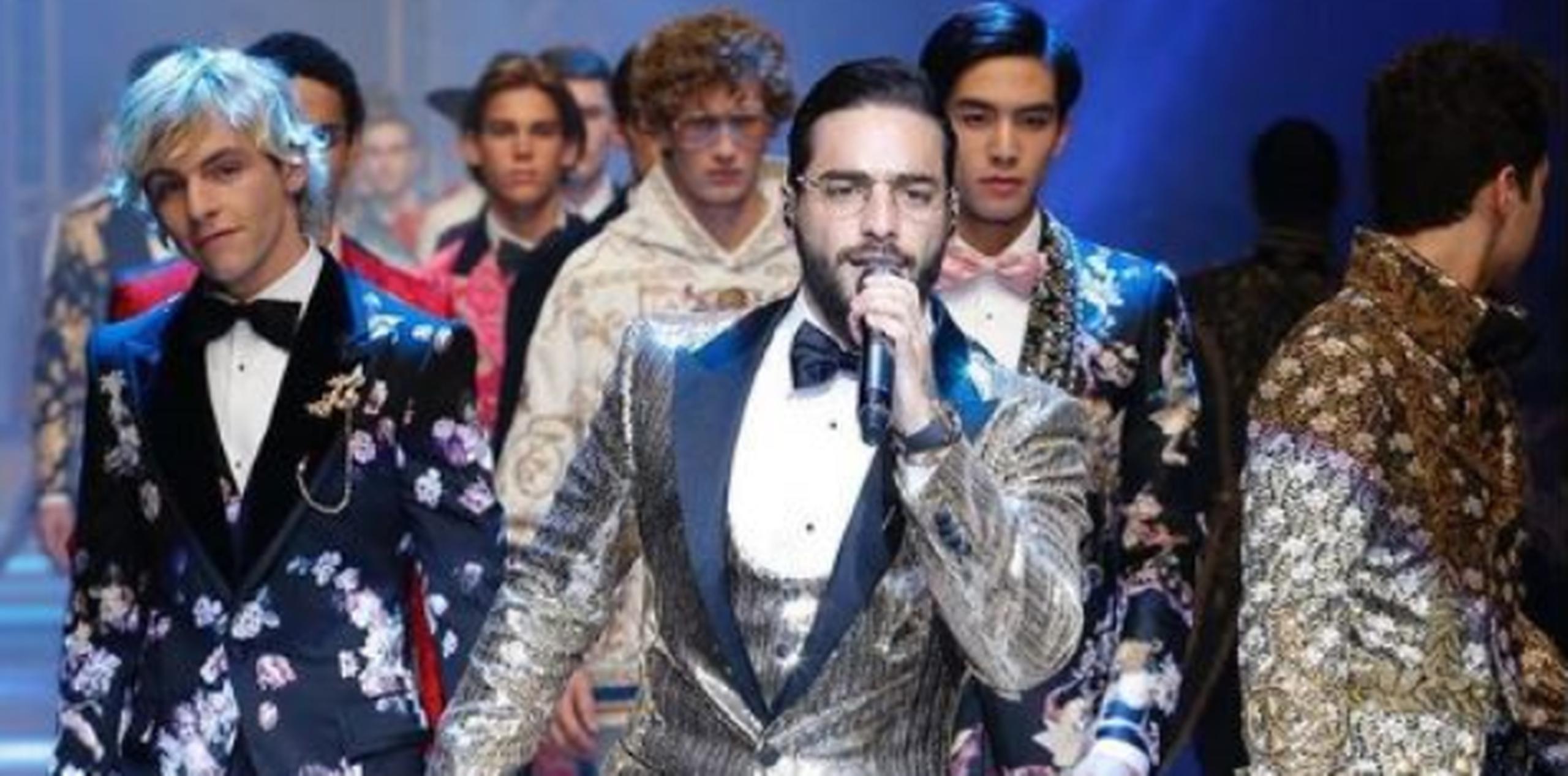 Maluma modelo dolce best sale gabbana