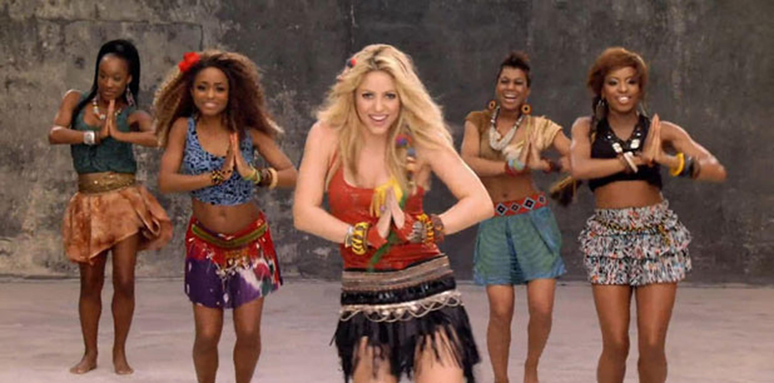 Shakira protagonizó la canción oficial del Mundial del 2010 “Waka Waka”. (Youtube)